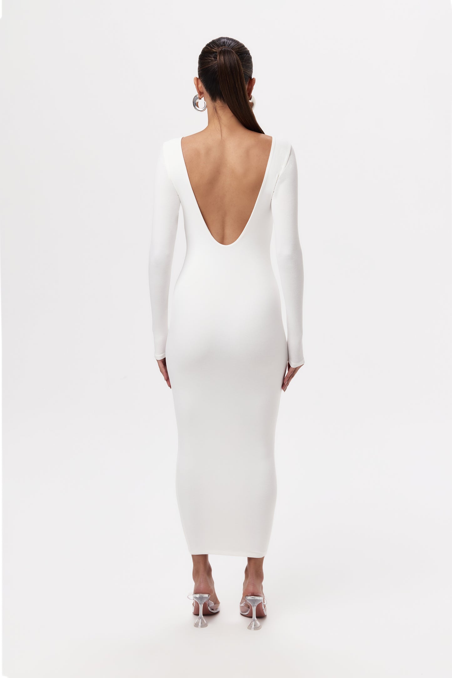 NW Open Back Midi Dress