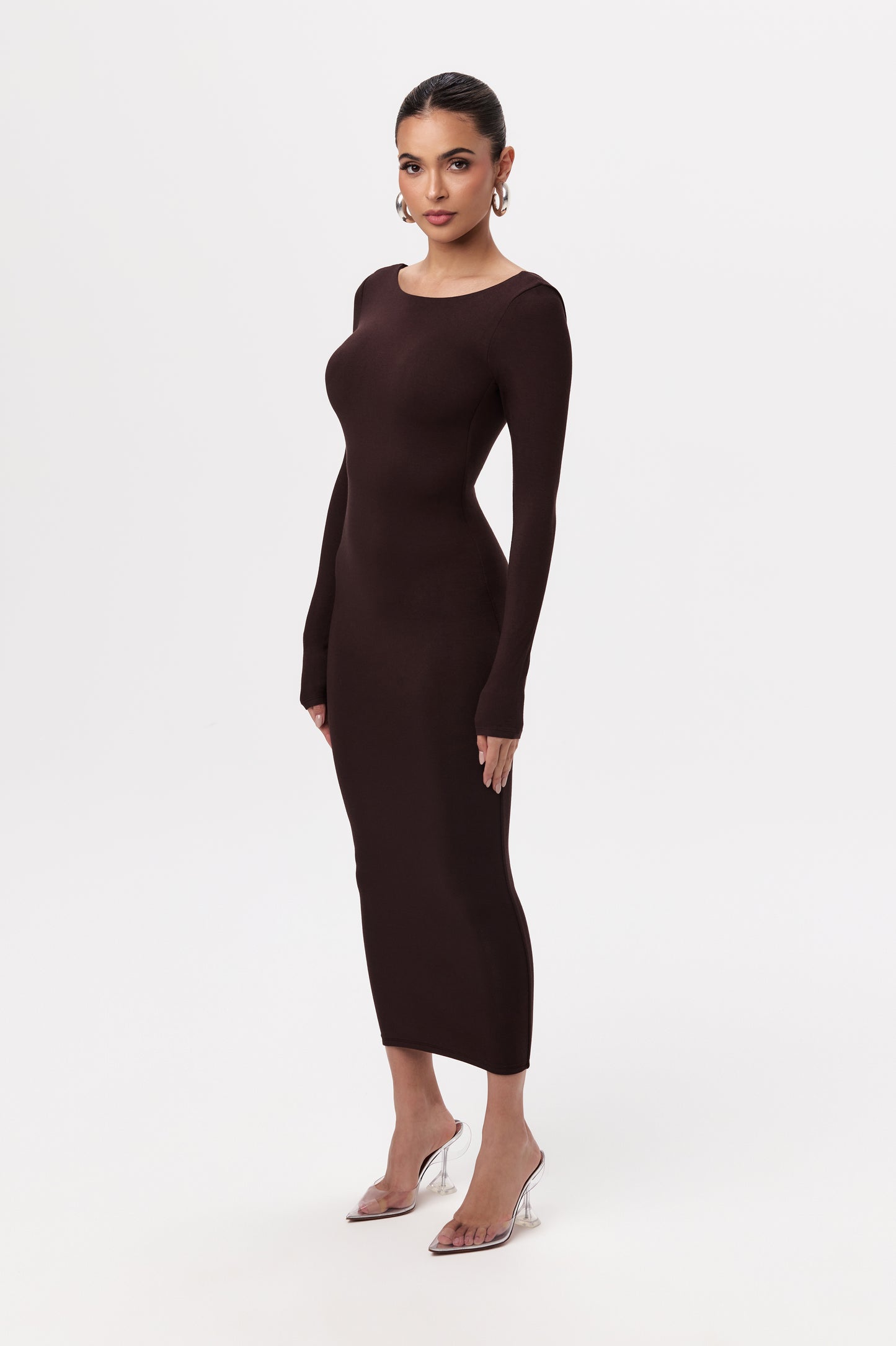 NW Open Back Midi Dress