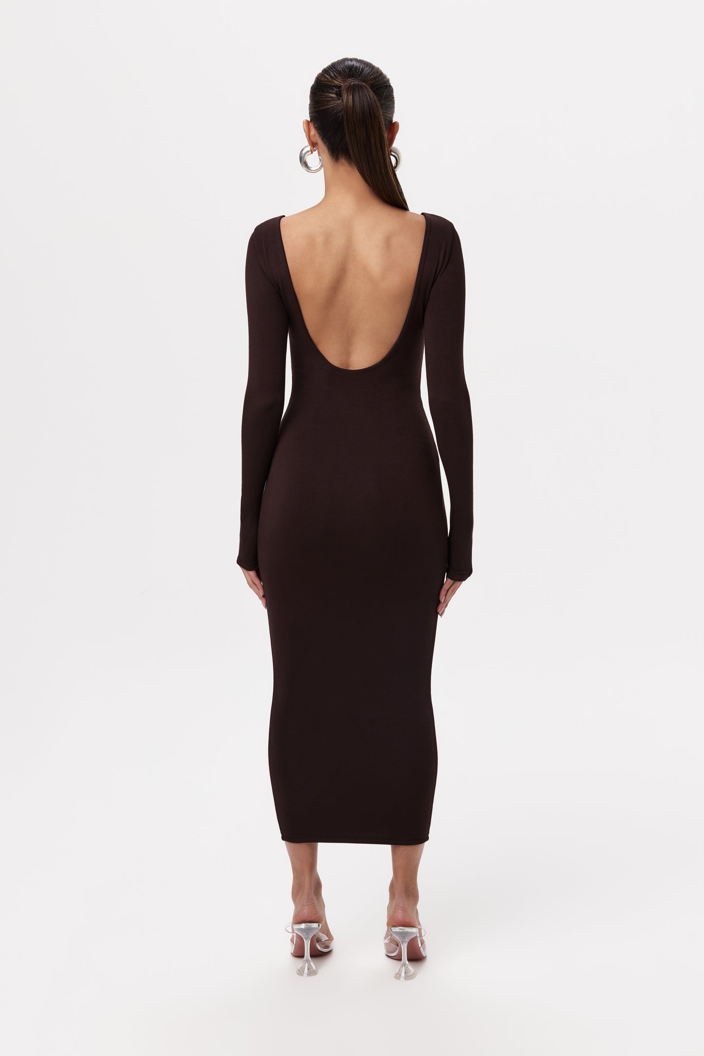 NW Open Back Midi Dress