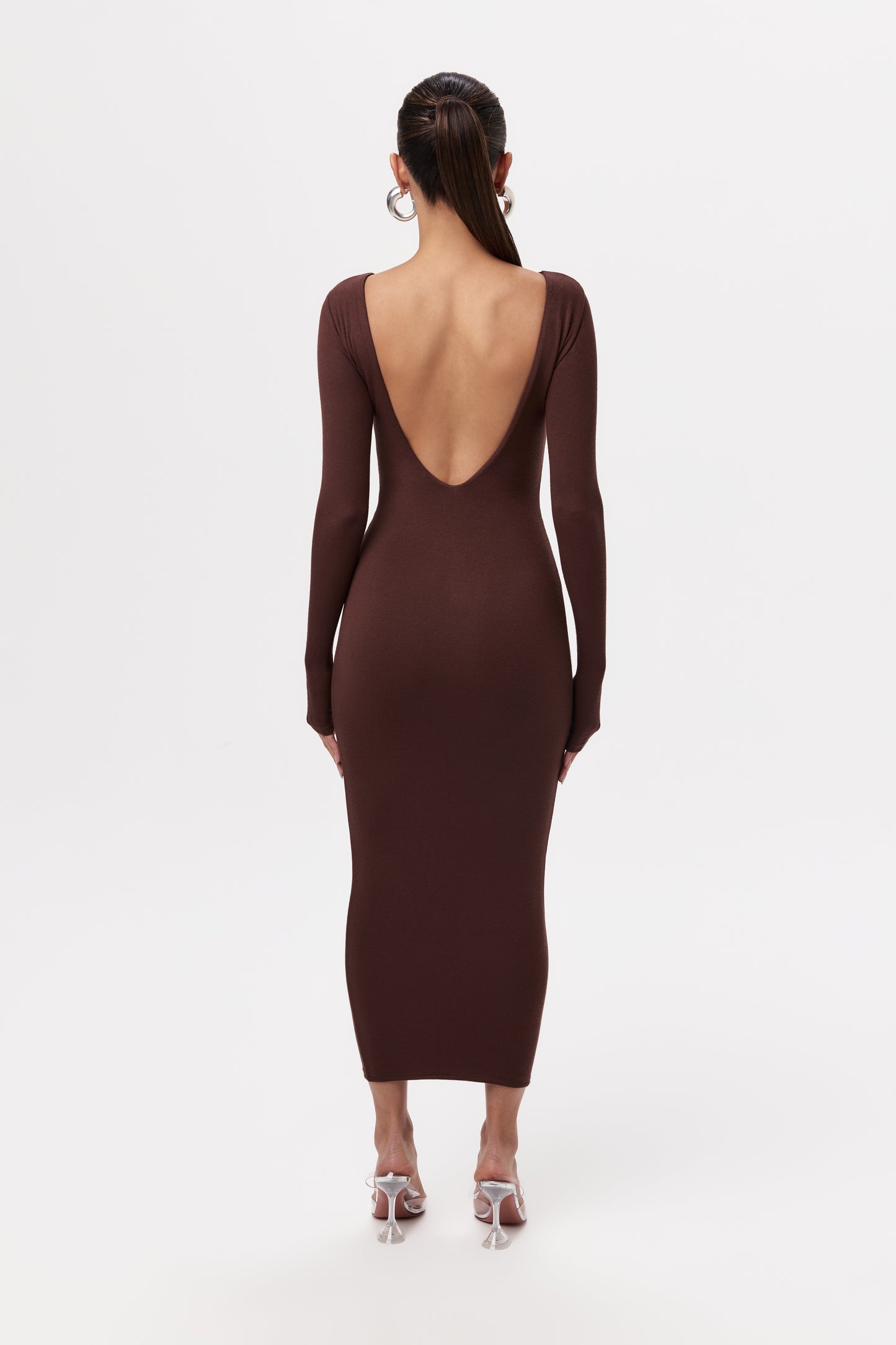 NW Open Back Midi Dress