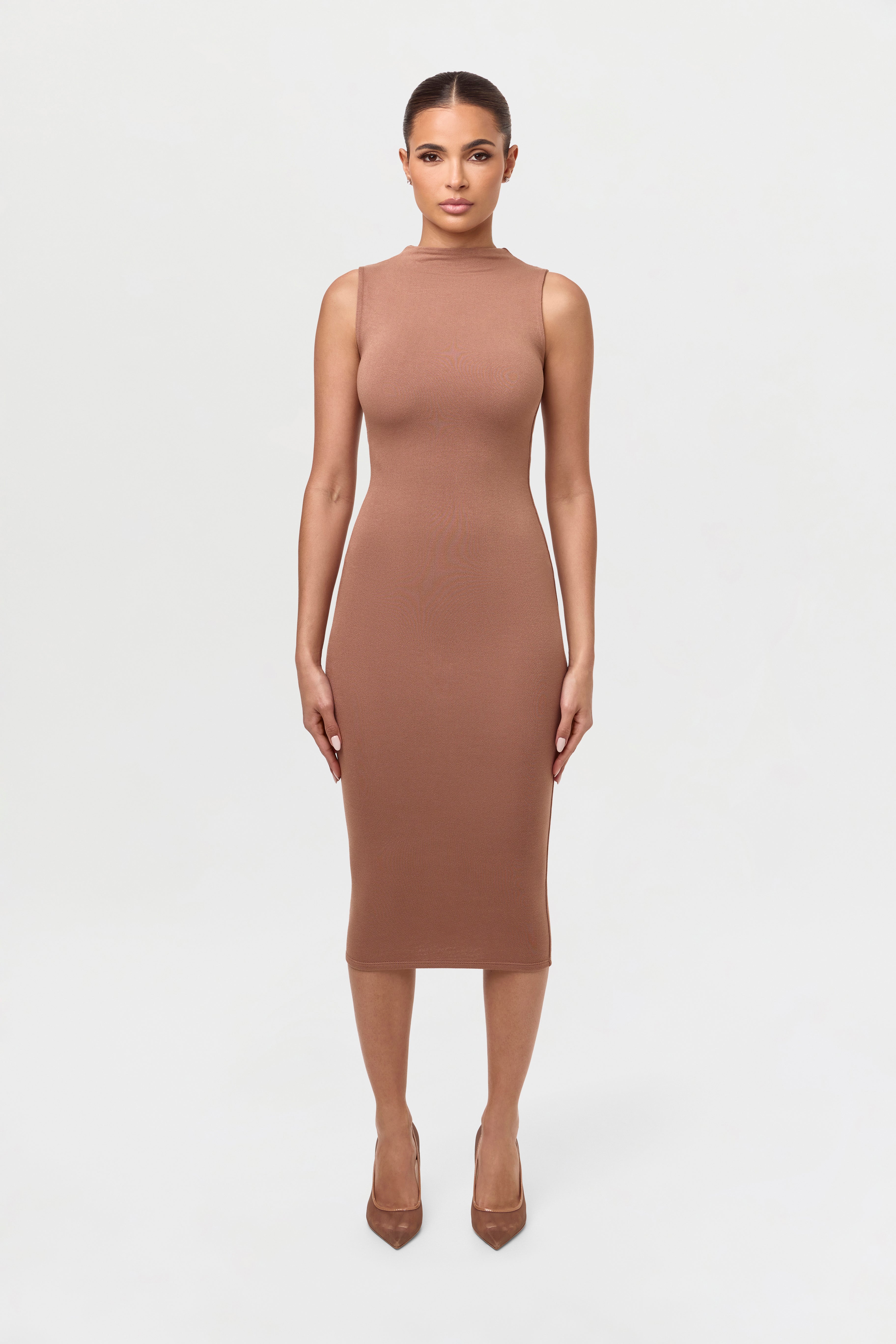 The NW Sleeveless Midi Dress