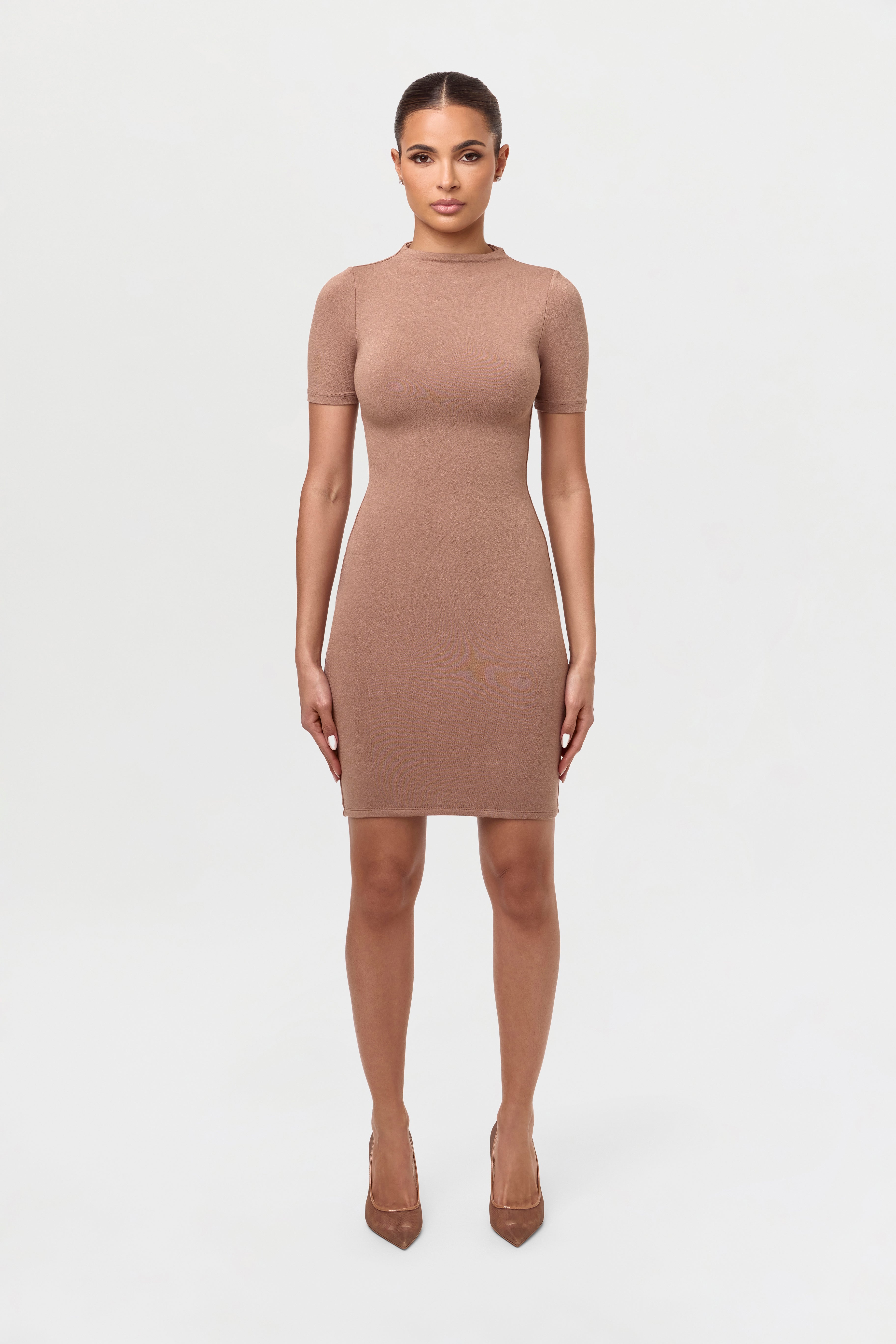nude t shirt dress short sleeve tee dress
