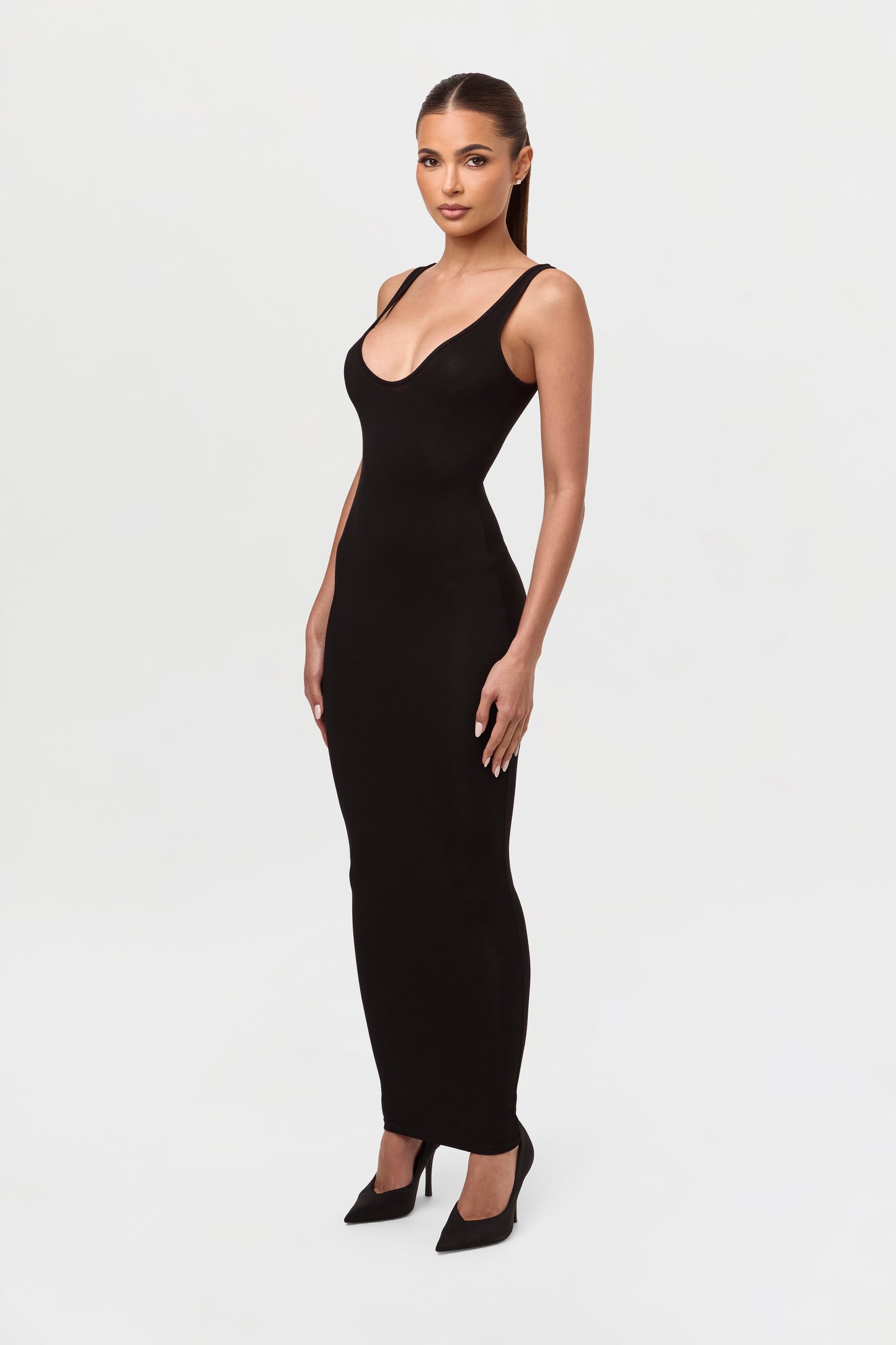 Smooth Sculpt Tank Midi Dress
