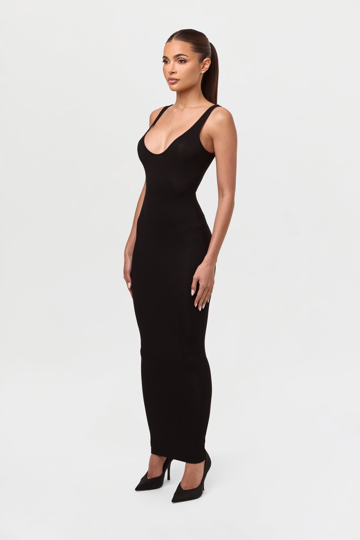 Smooth Sculpt Tank Midi Dress