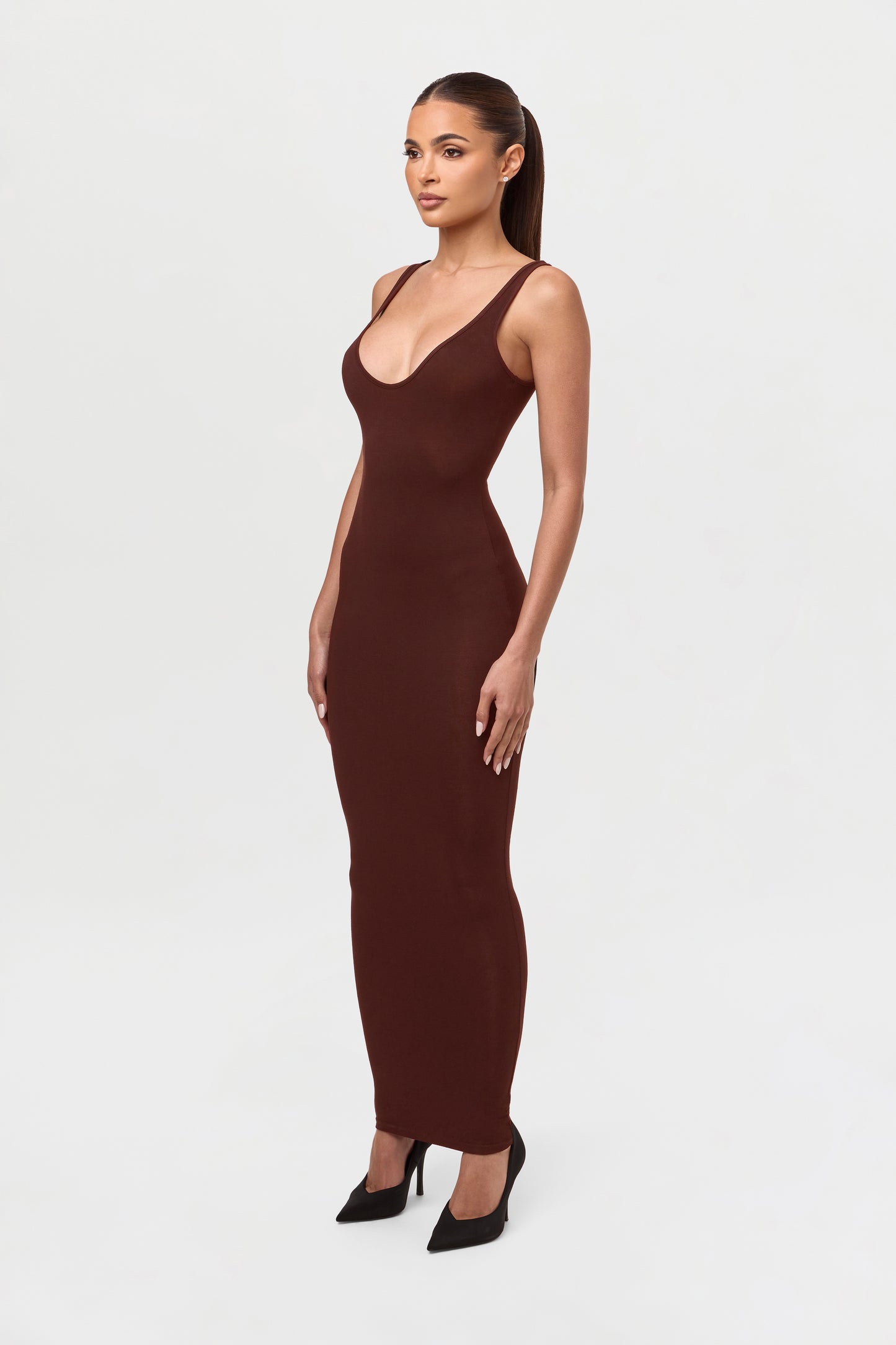 Smooth Sculpt Tank Midi Dress