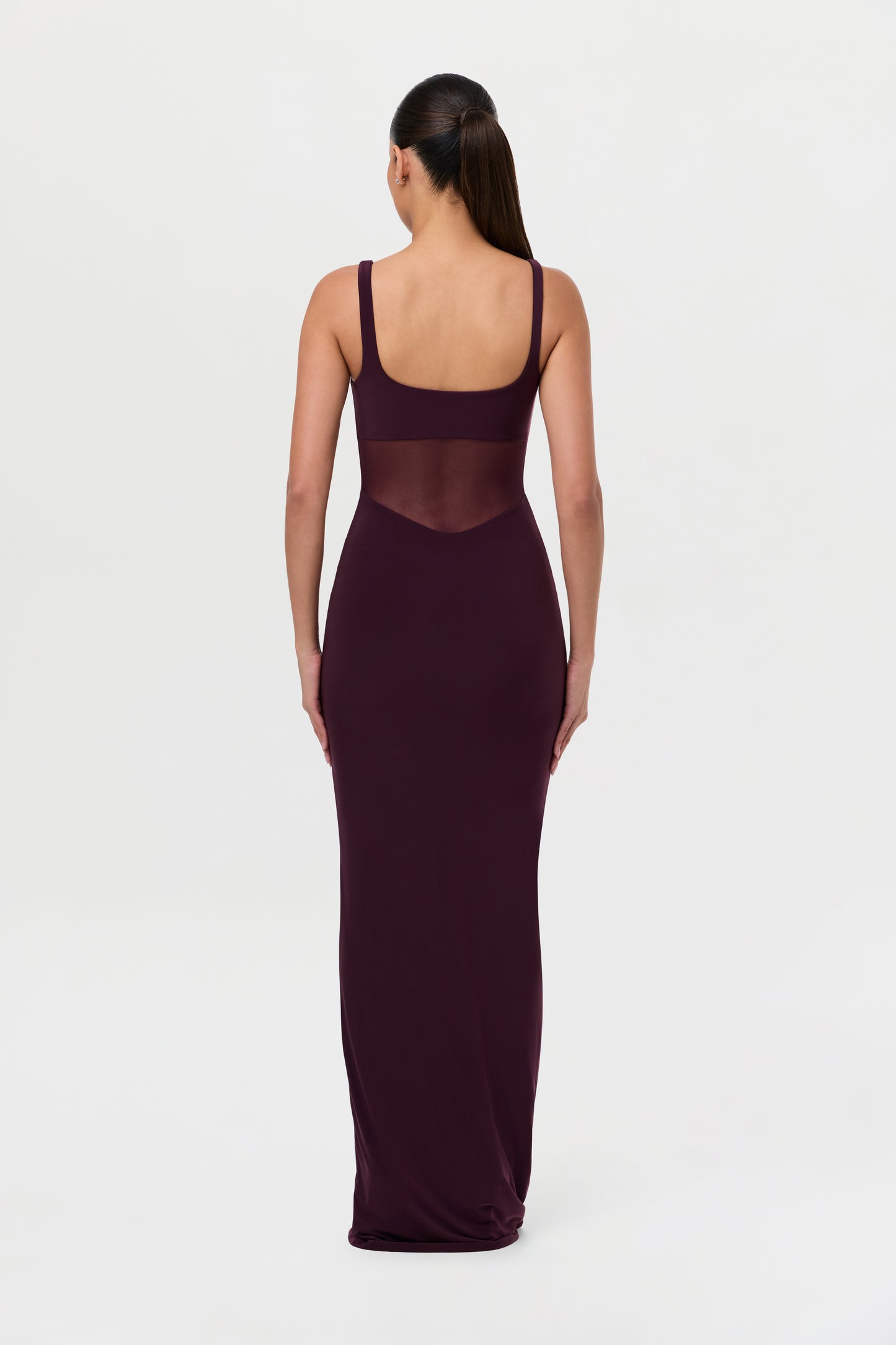 Hourglass Mesh Contrast Dress
