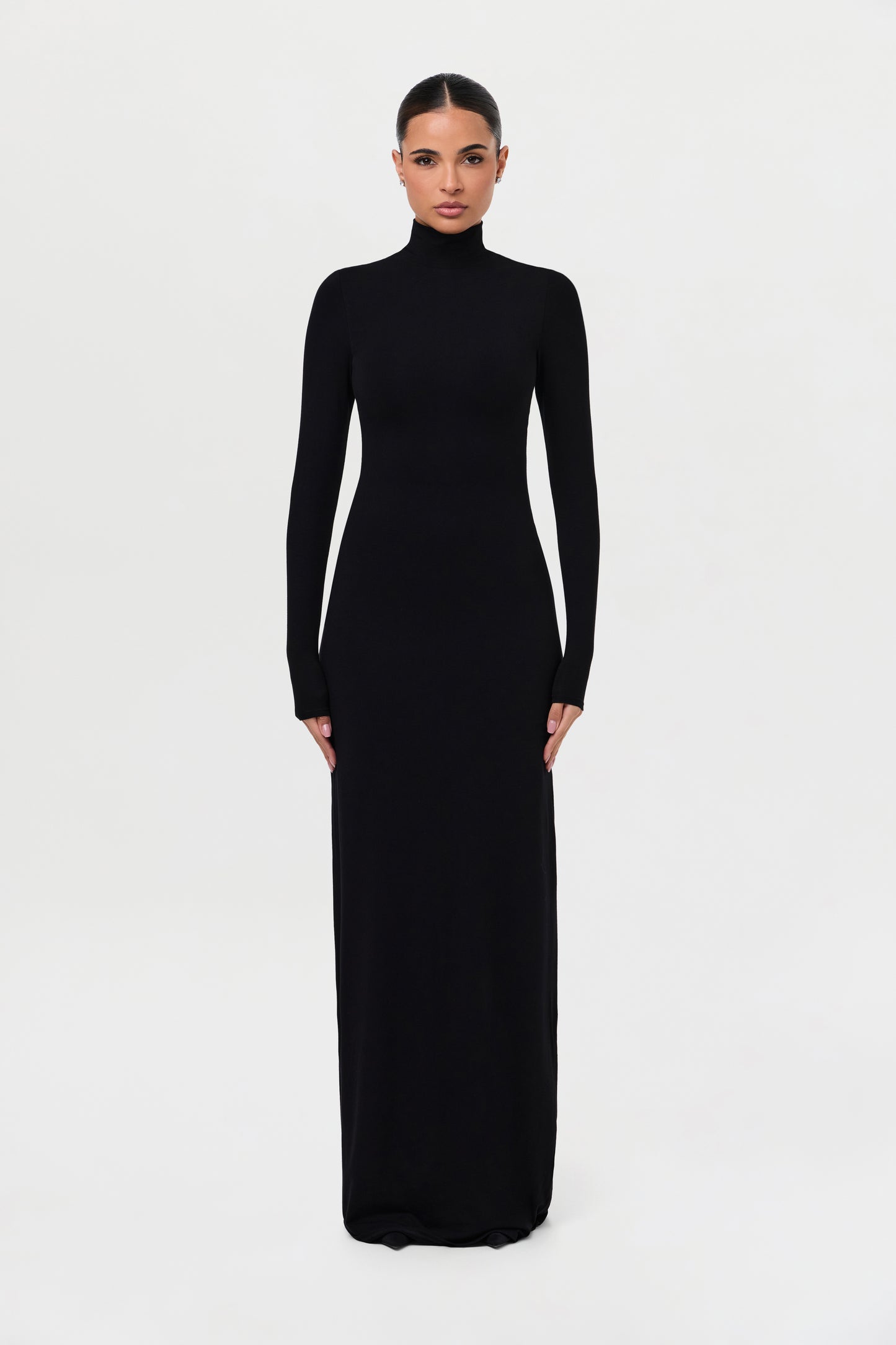 Butter Turtleneck Maxi Dress