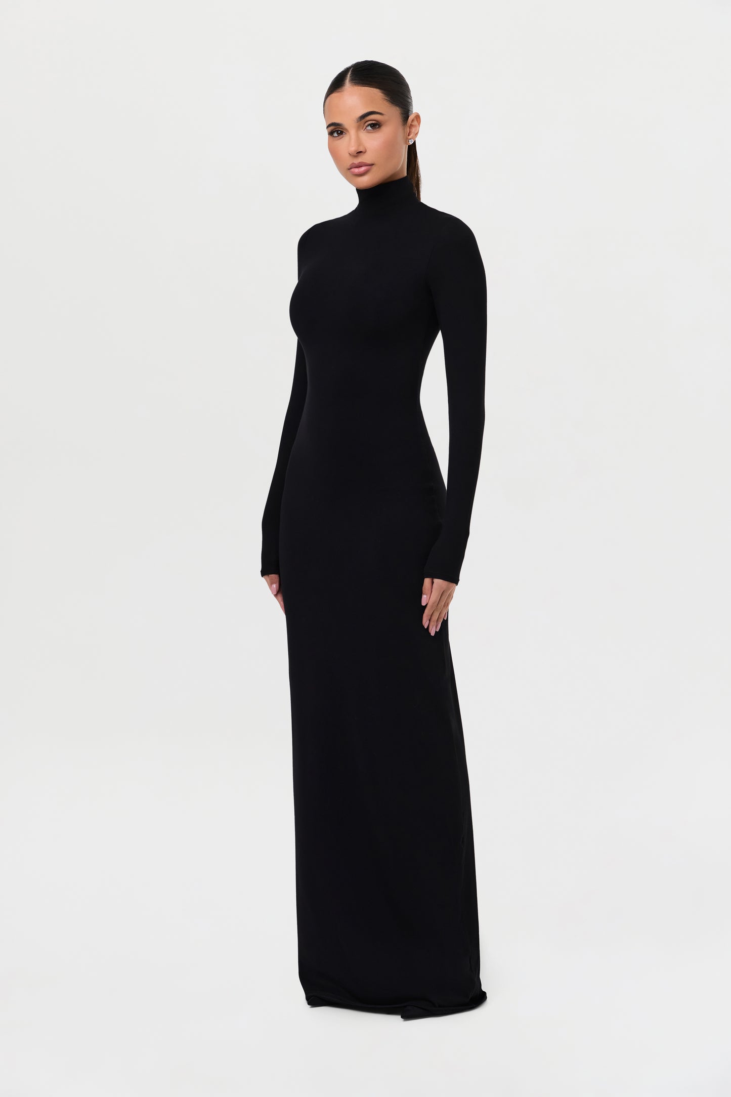 Butter Turtleneck Maxi Dress