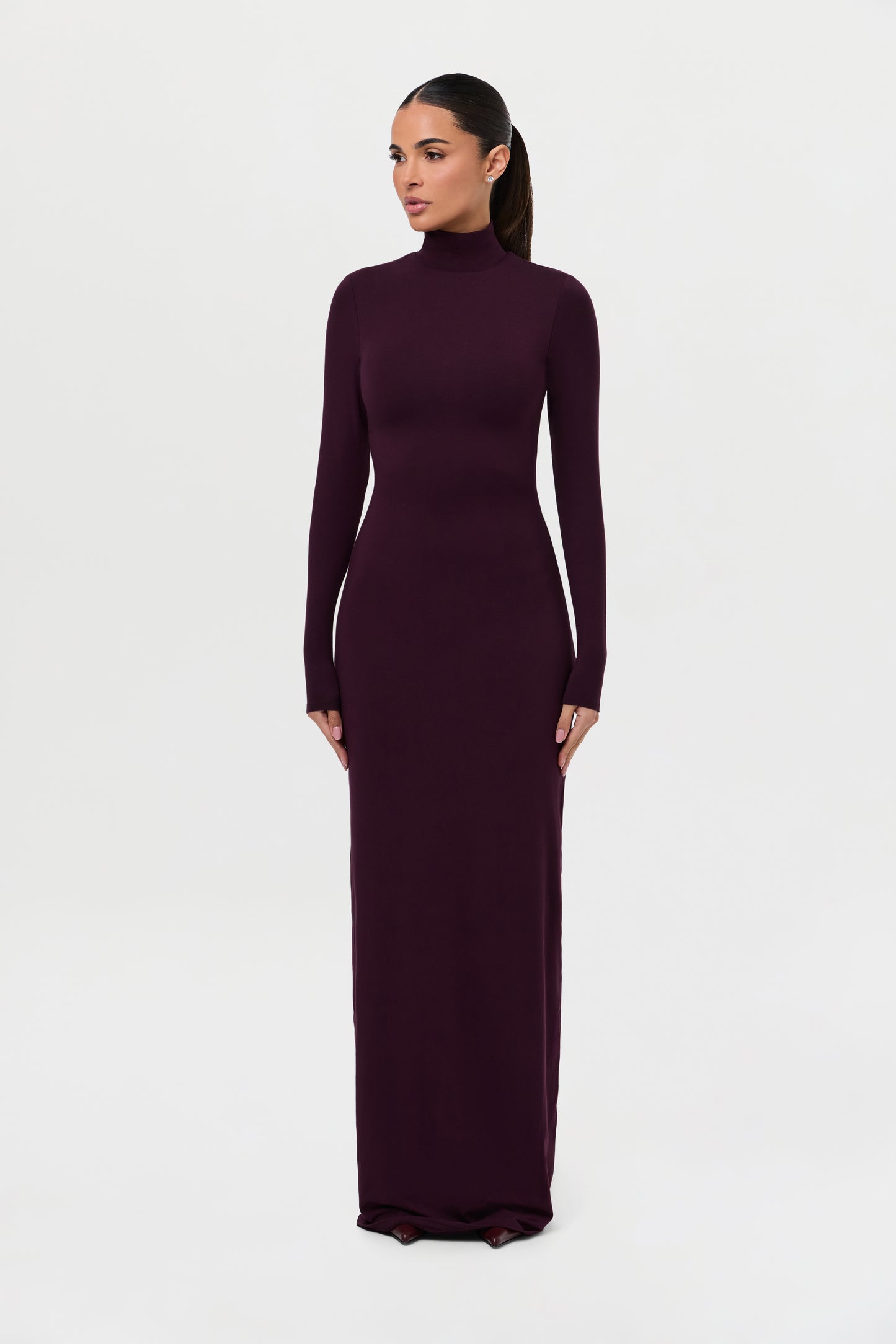 Butter Turtleneck Maxi Dress