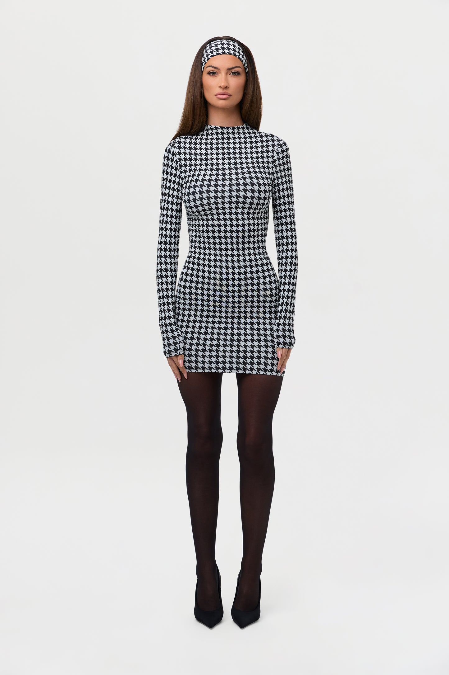 Naked Animal Print Mini Dress