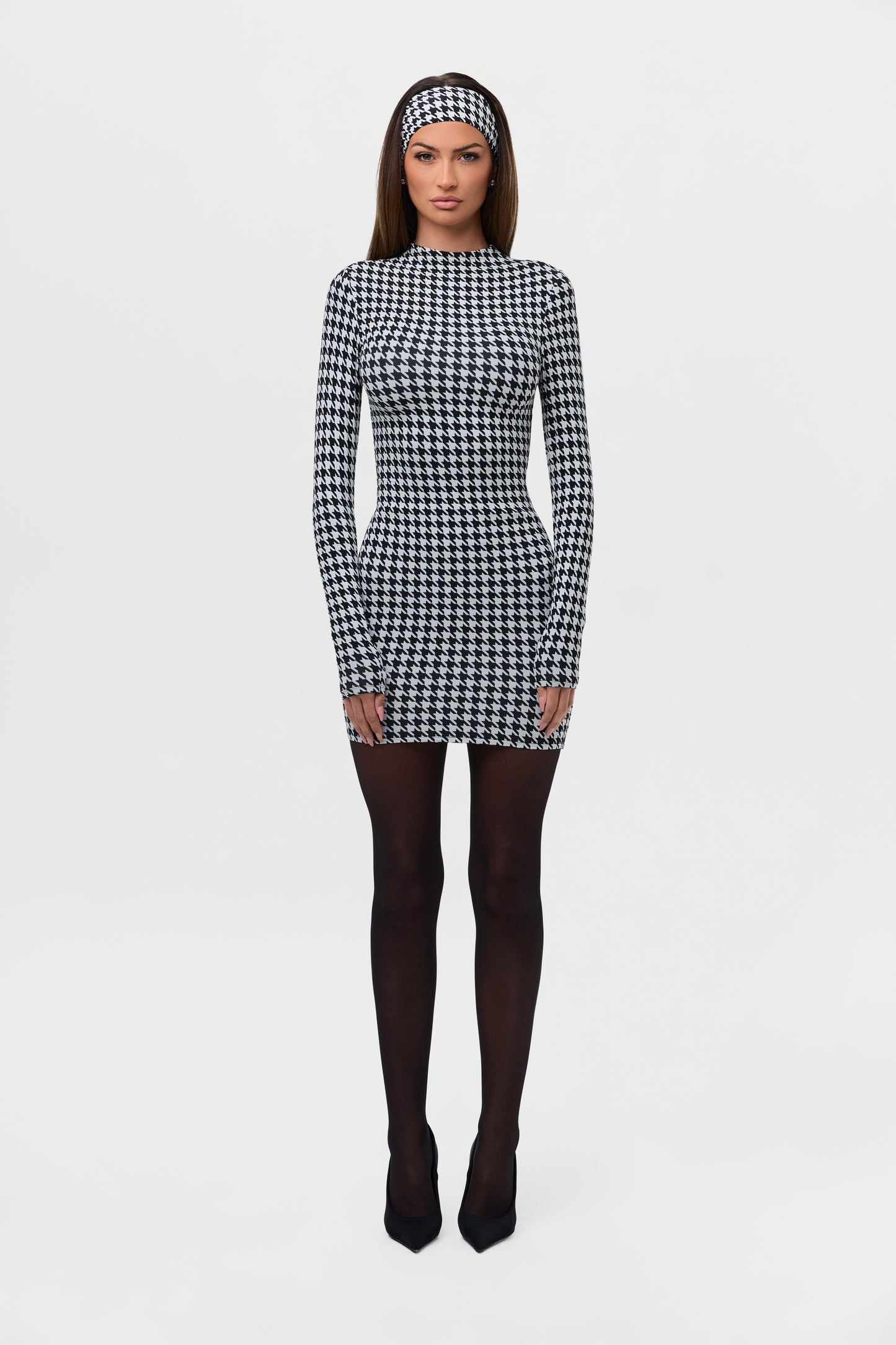 Naked Animal Print Mini Dress