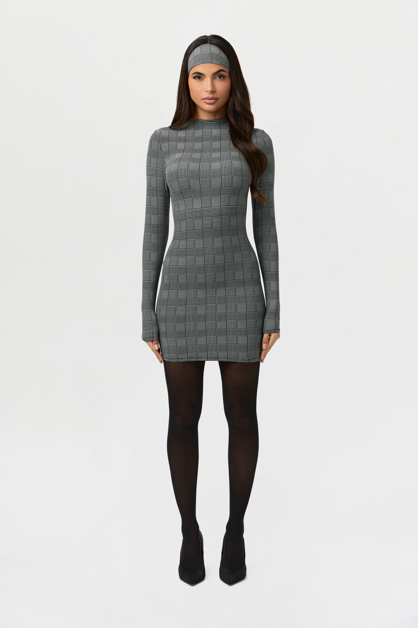 Naked Print Mini Dress