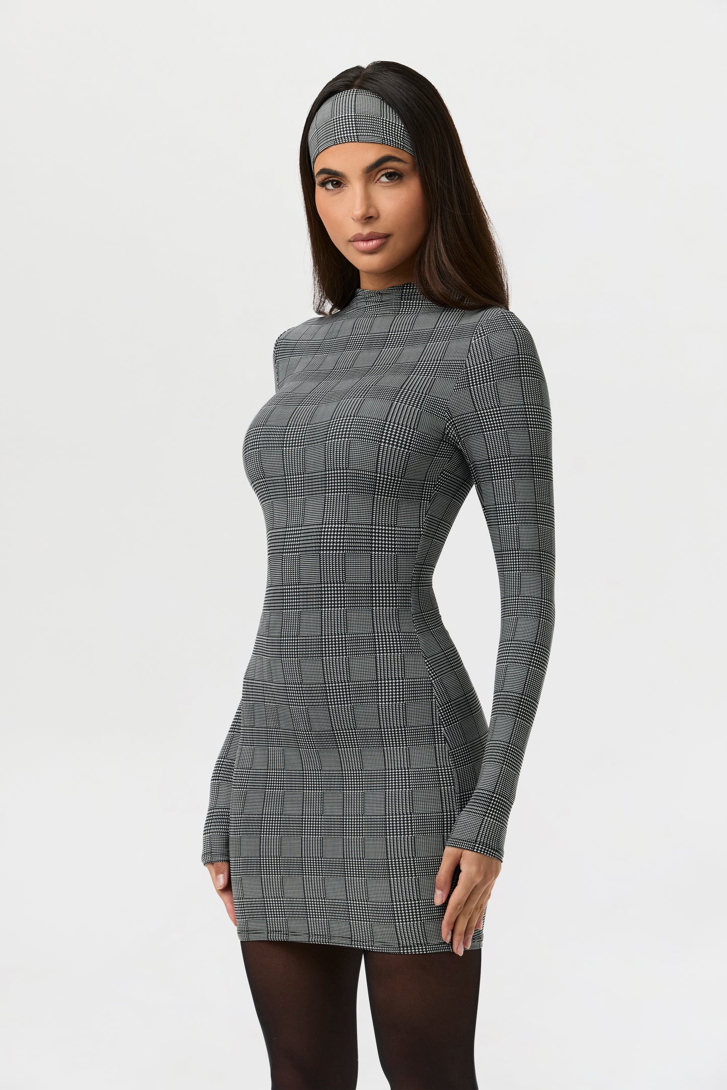 Naked Print Mini Dress