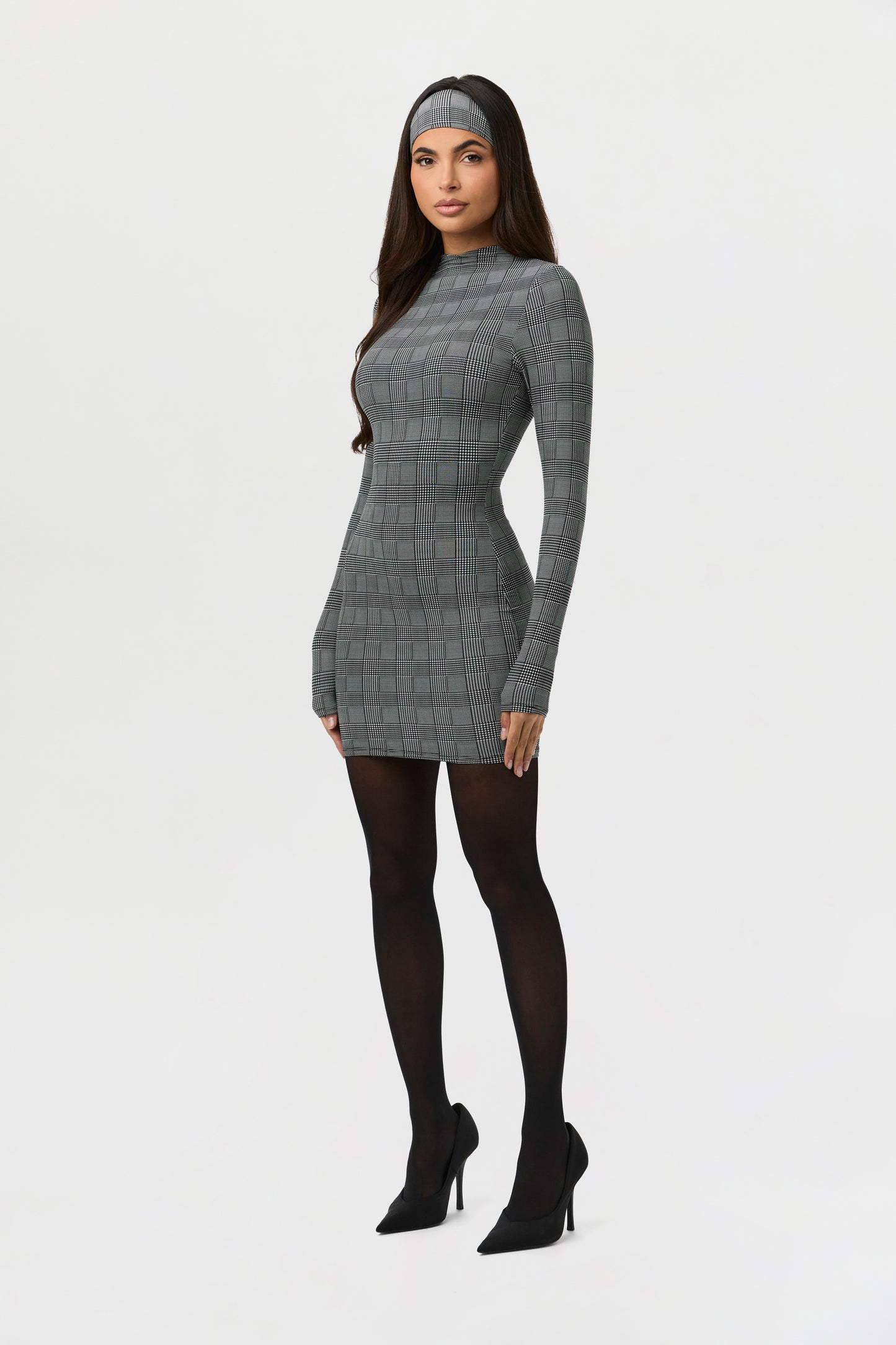 Naked Print Mini Dress