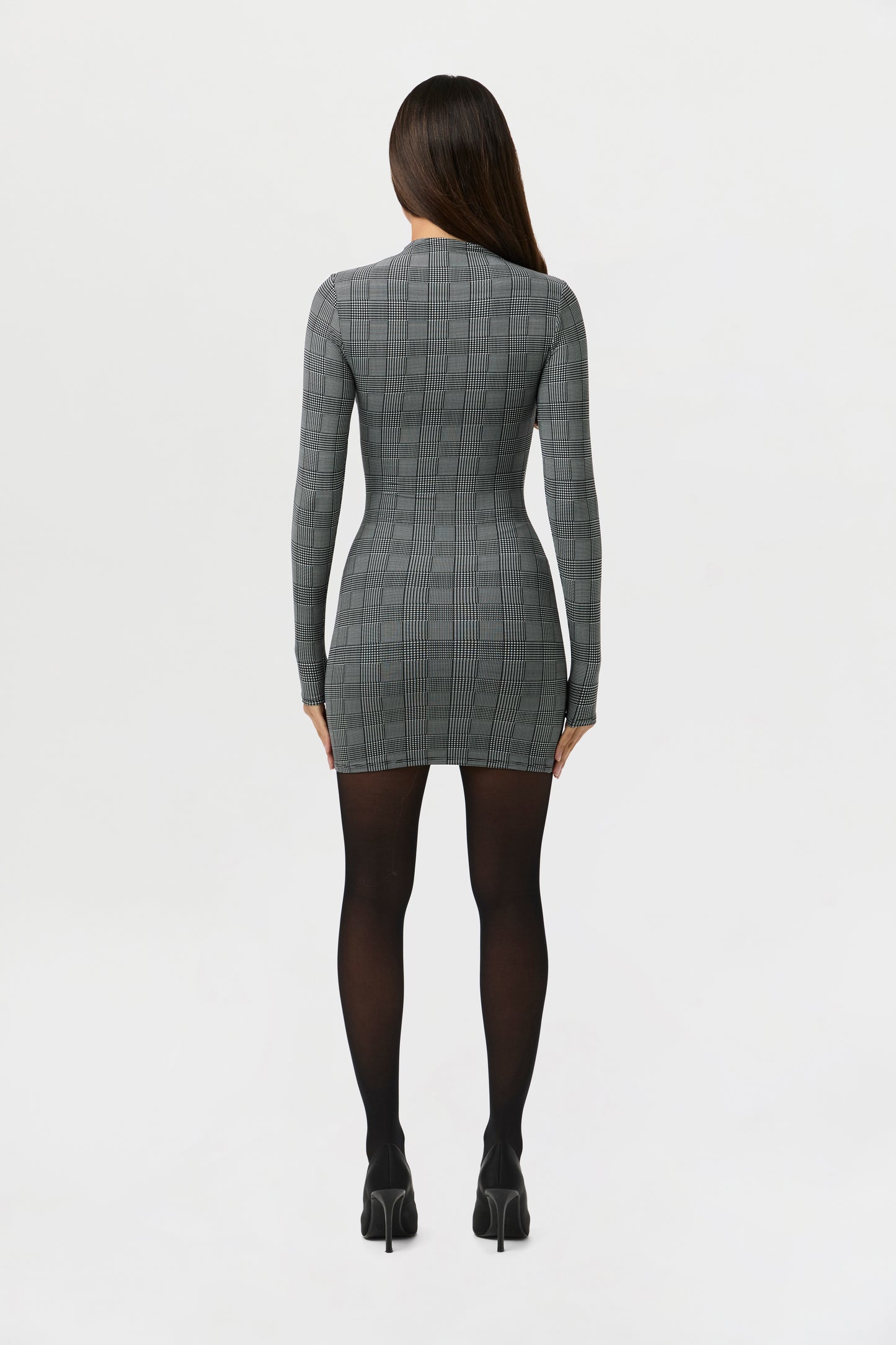 Naked Print Mini Dress