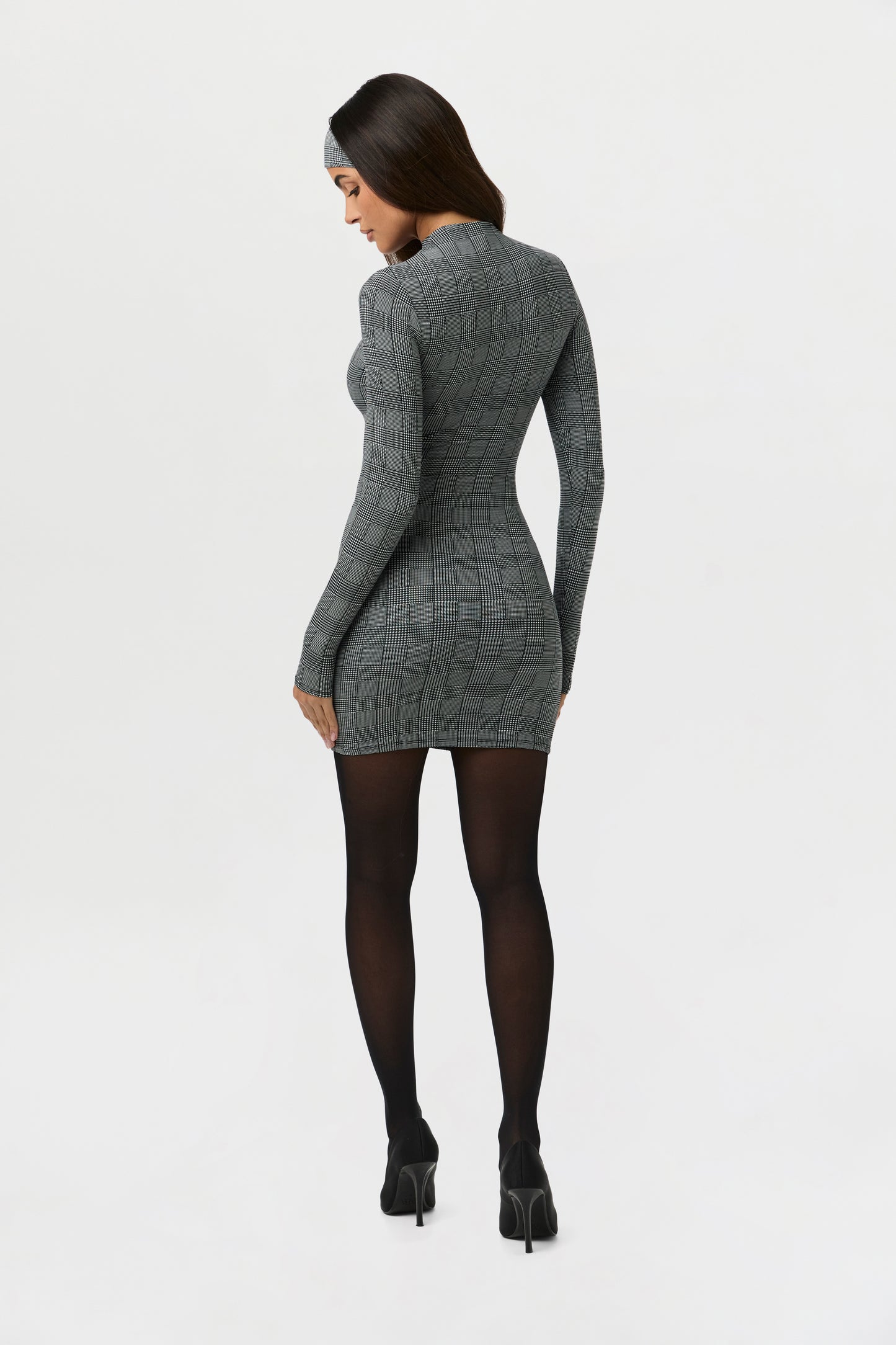 Naked Print Mini Dress