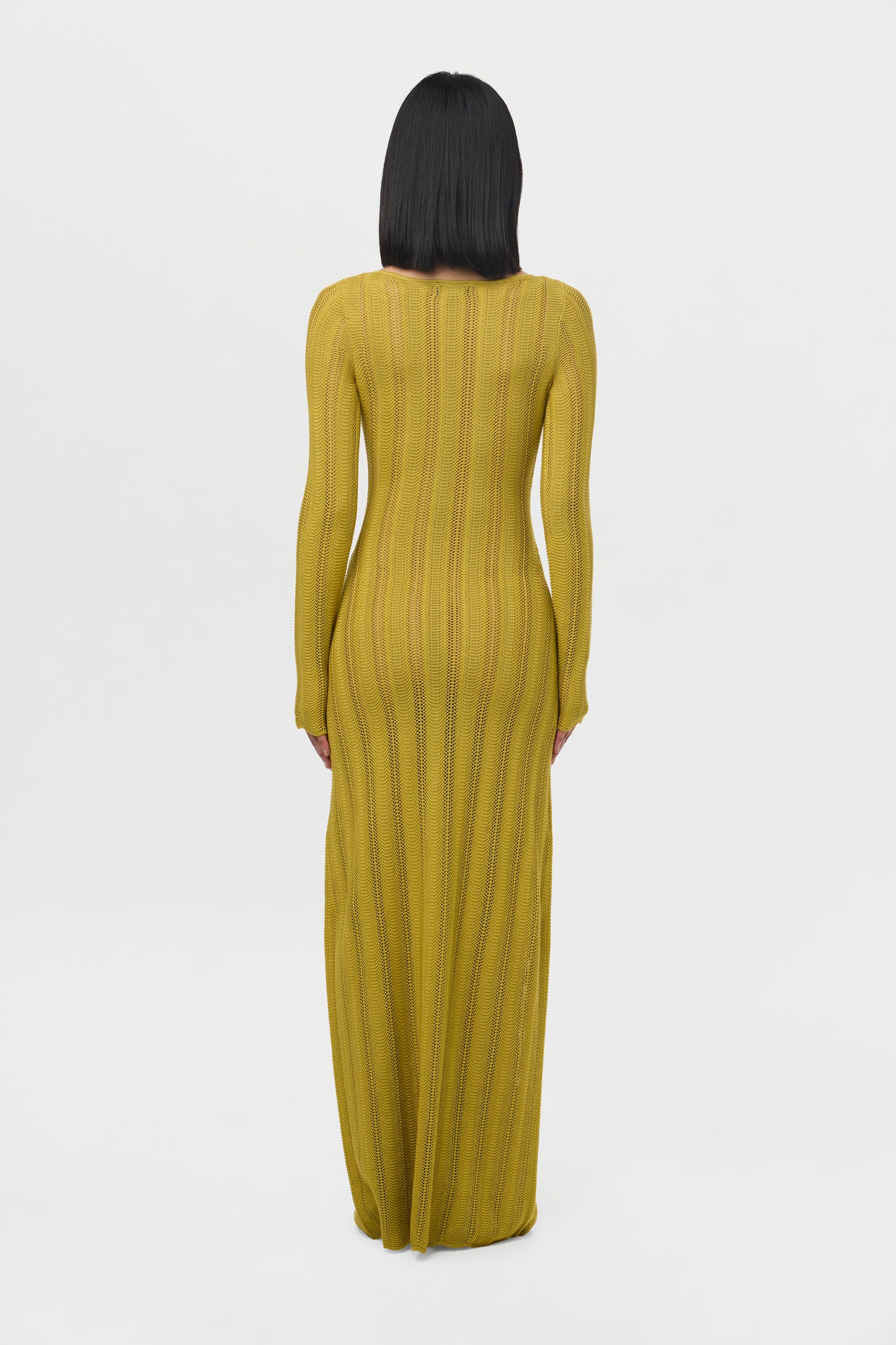 Knit V-Neck Maxi Dress
