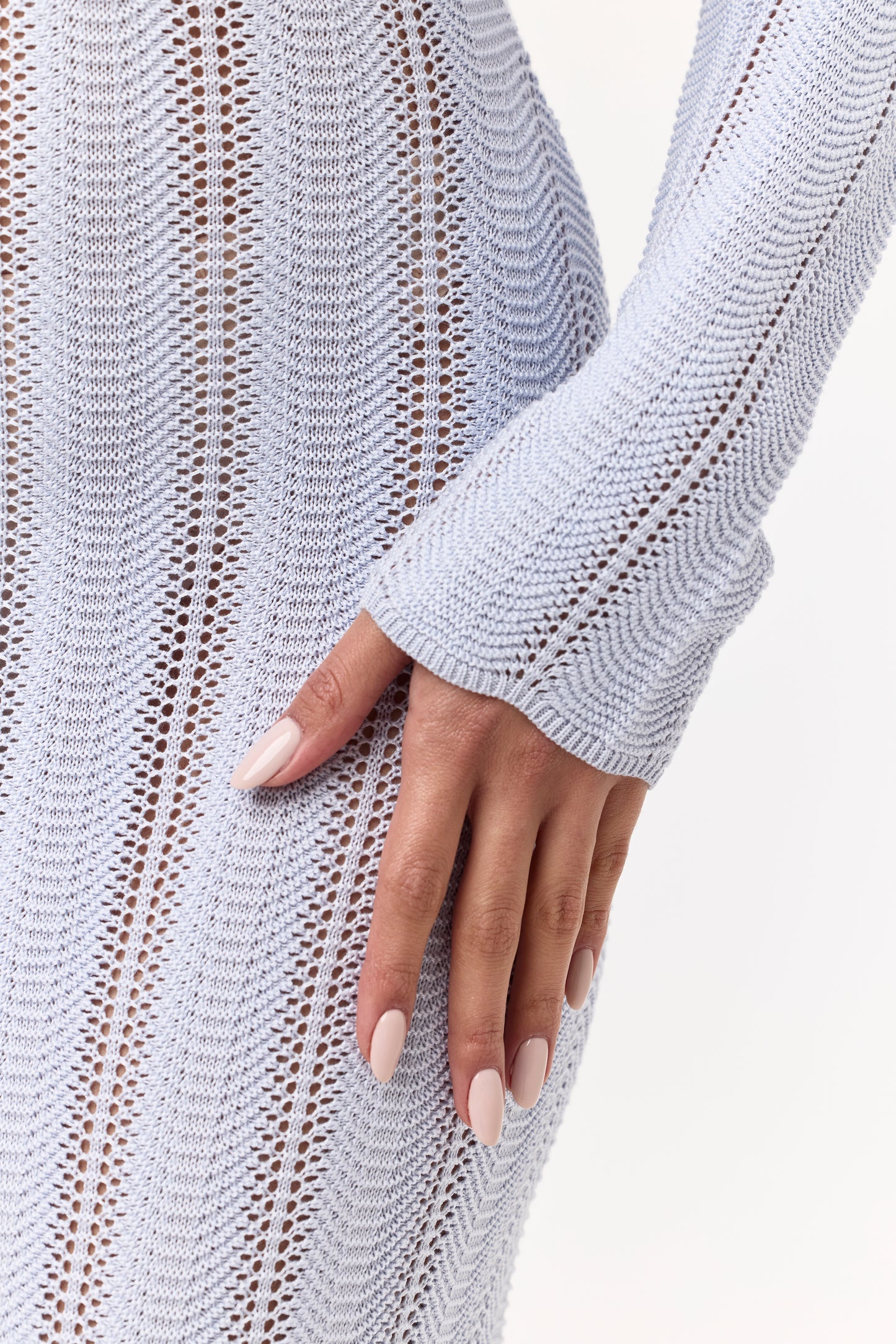 Knit V-Neck Maxi Dress