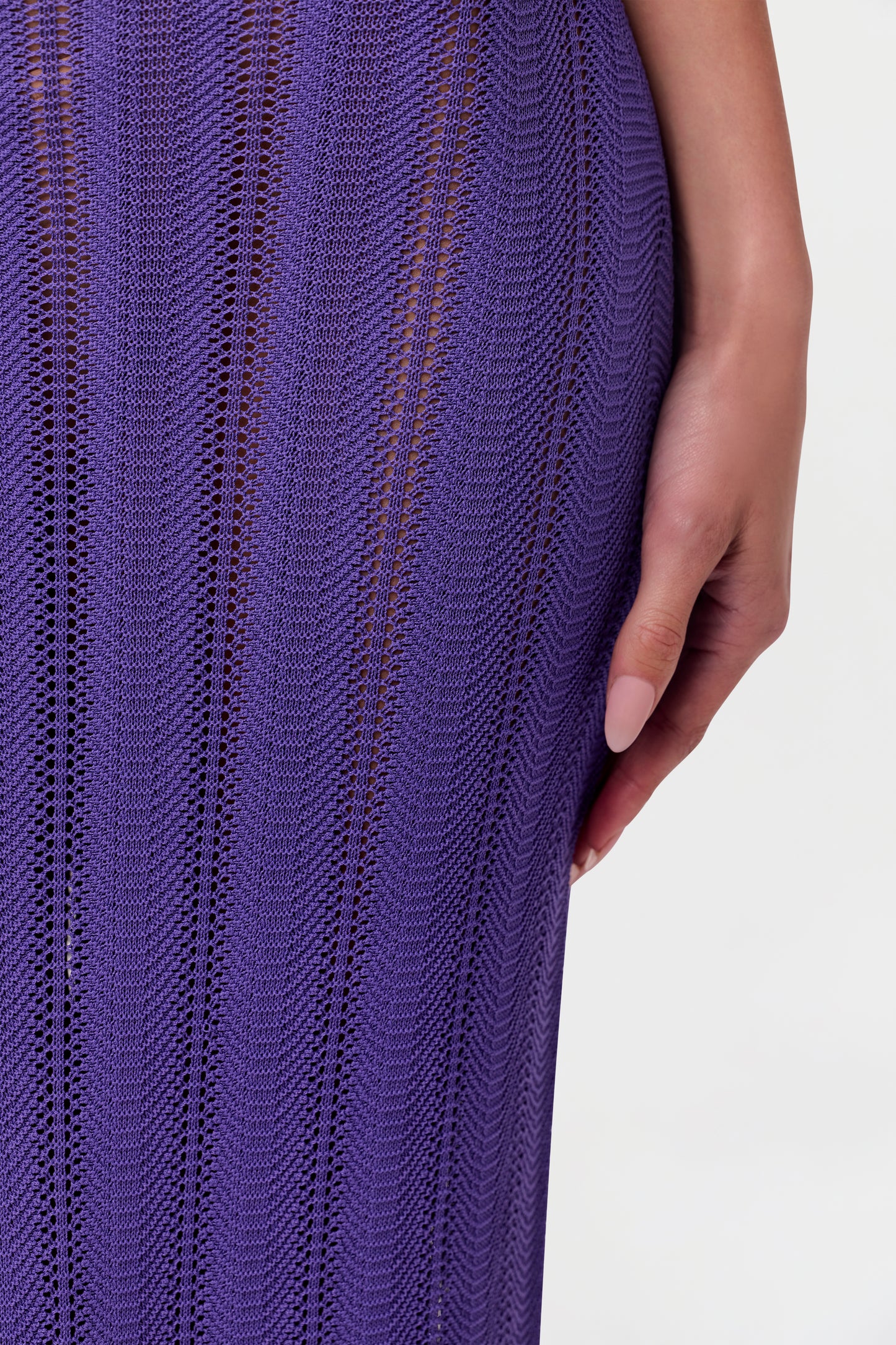 Knit Open Back Maxi Dress