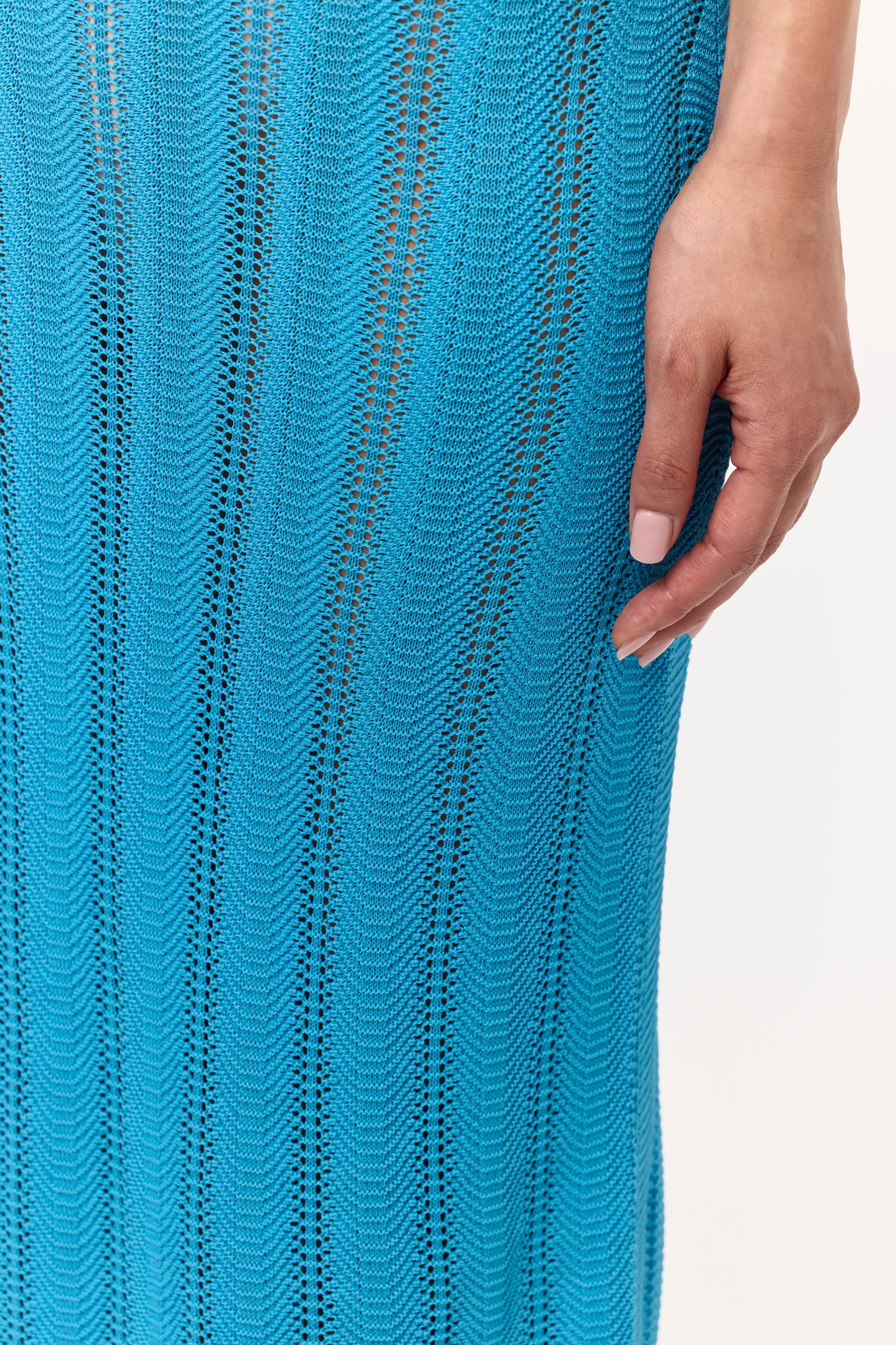 Knit Open Back Maxi Dress