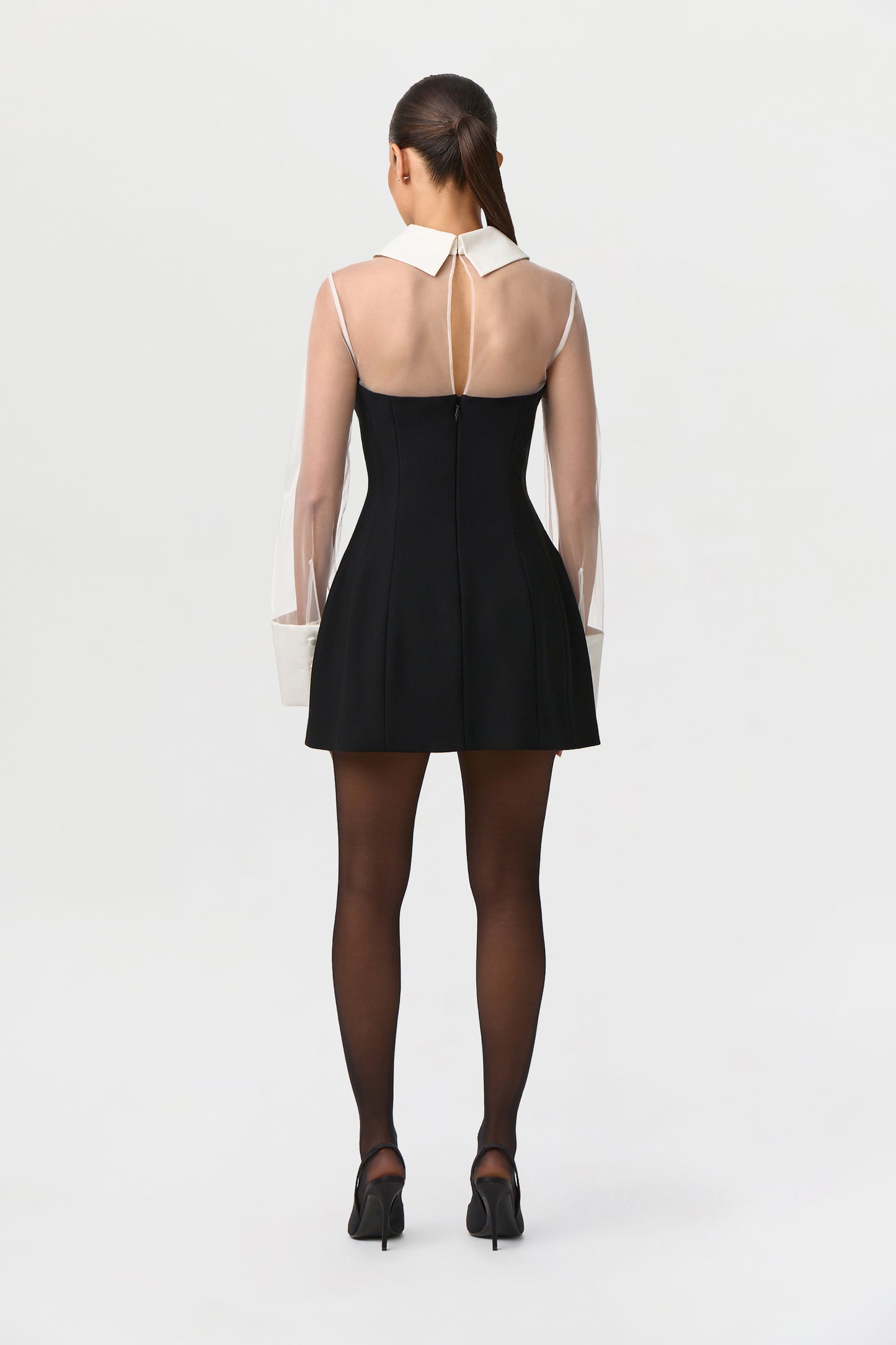 Ponte Shirting Mini Dress