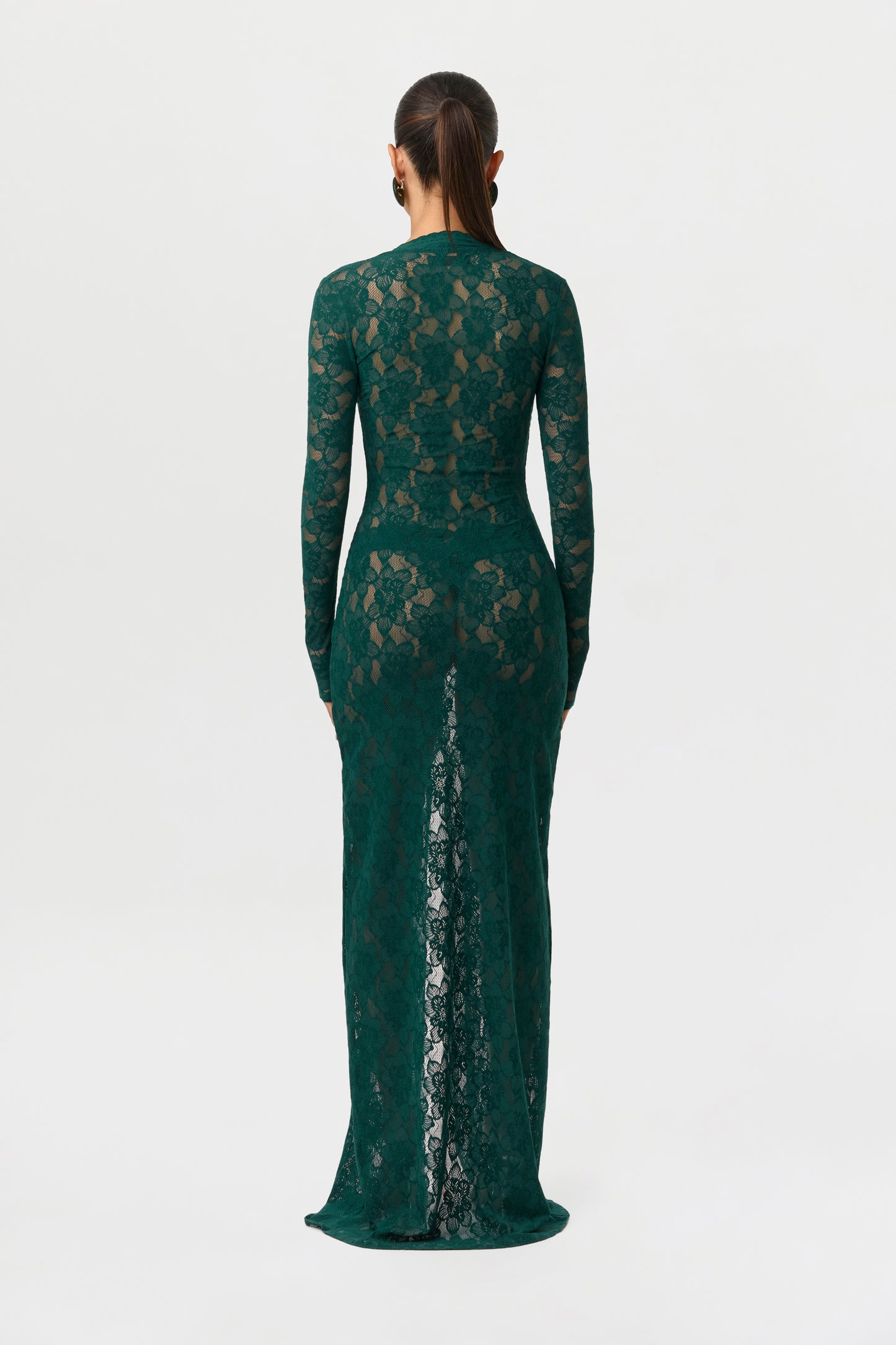 Stretch Lace Maxi Dress