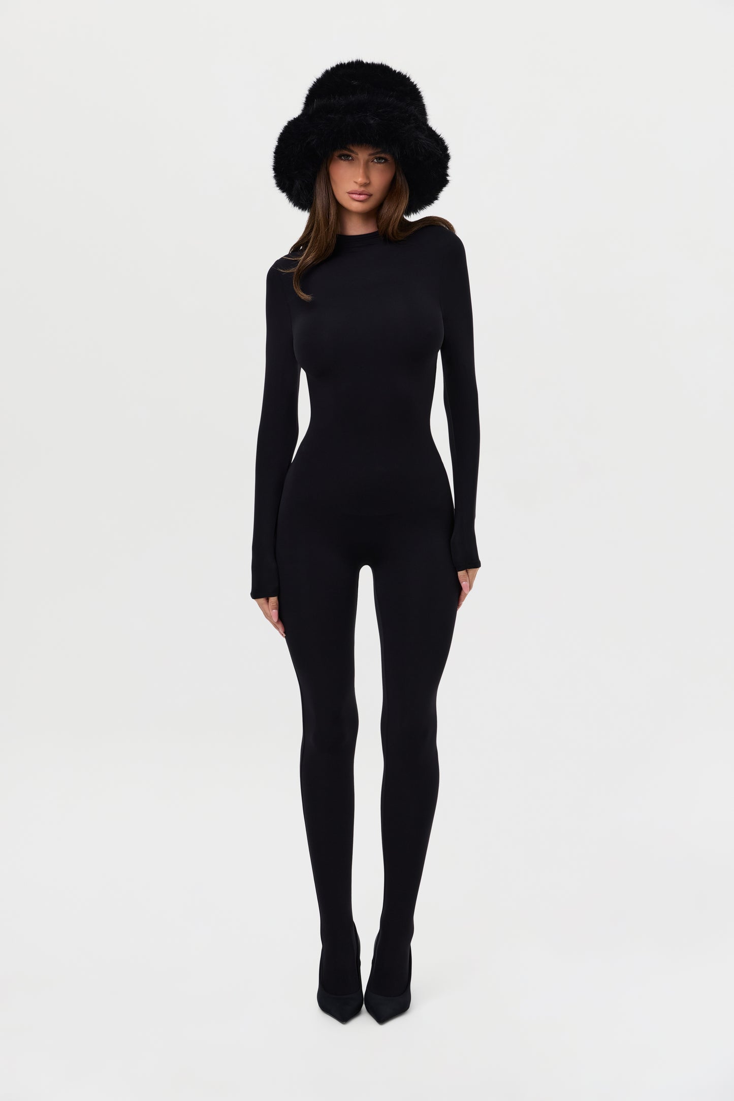 Faux Fur Oversized Bucket Hat