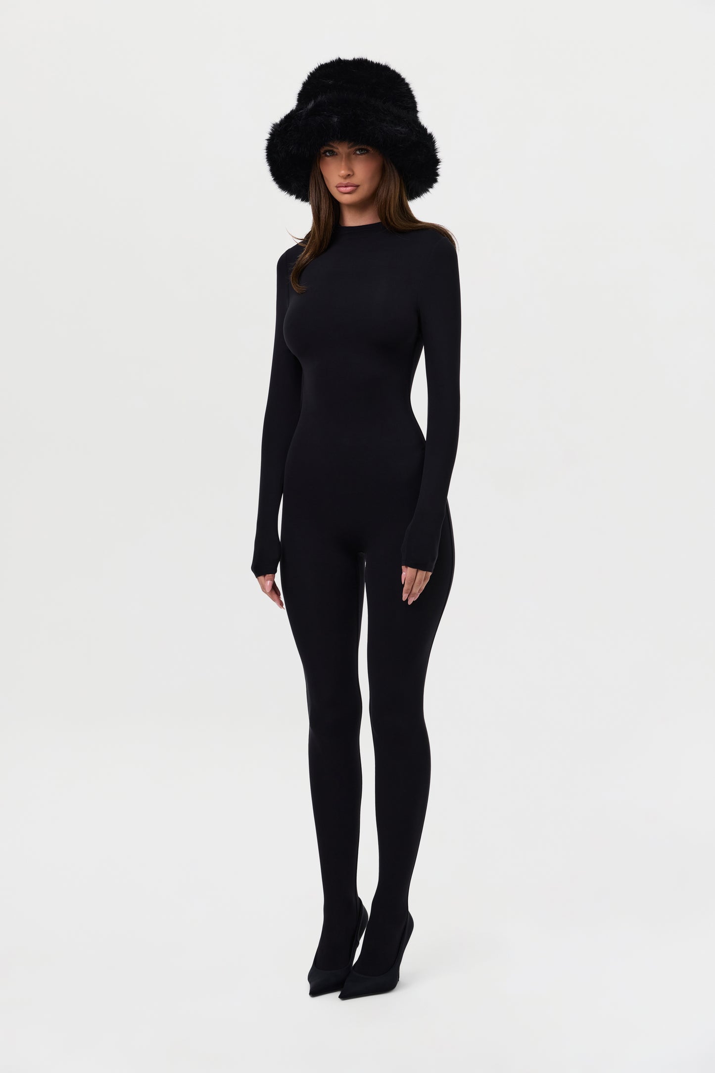 Faux Fur Oversized Bucket Hat