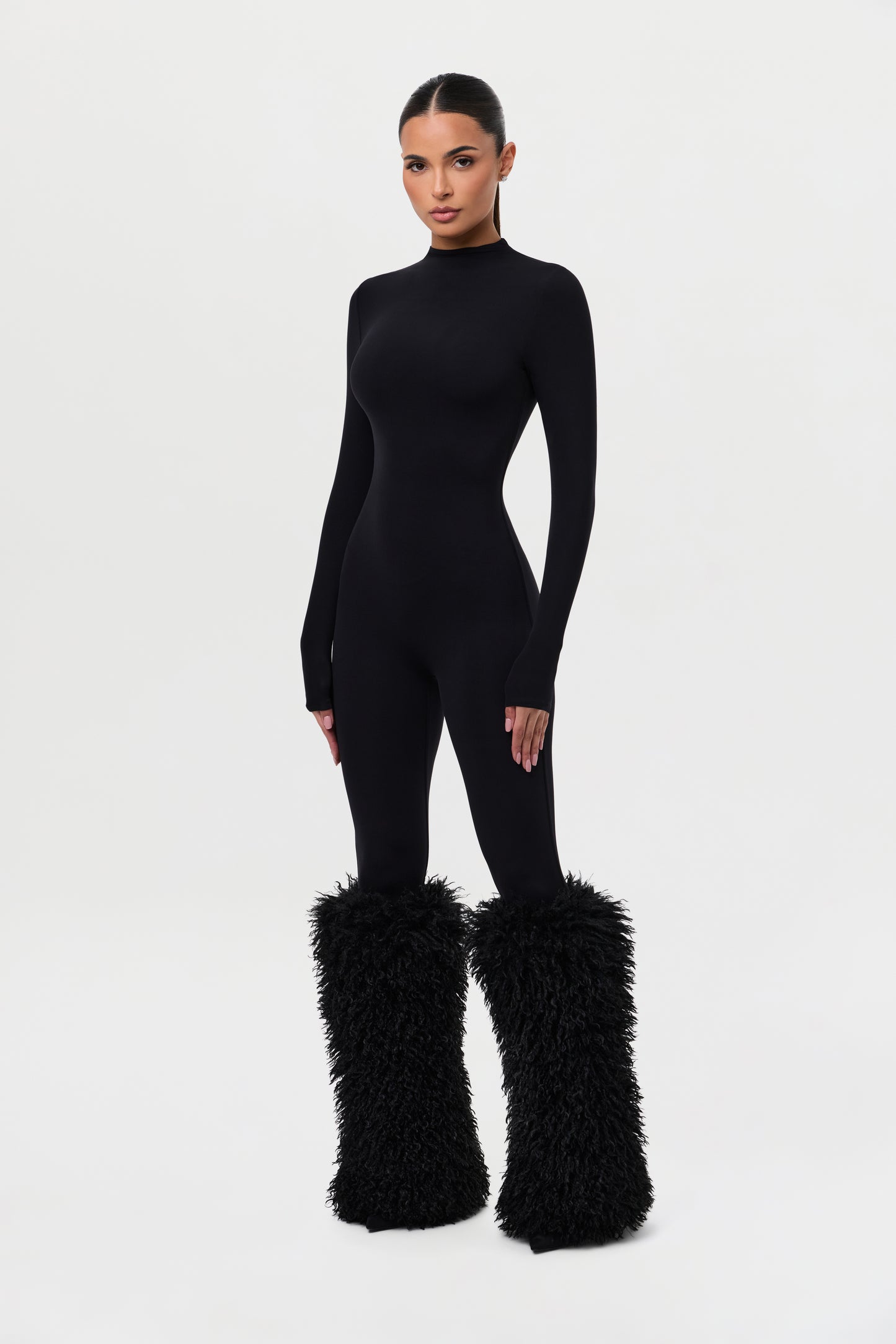 Faux Fur Plush Leg Warmers