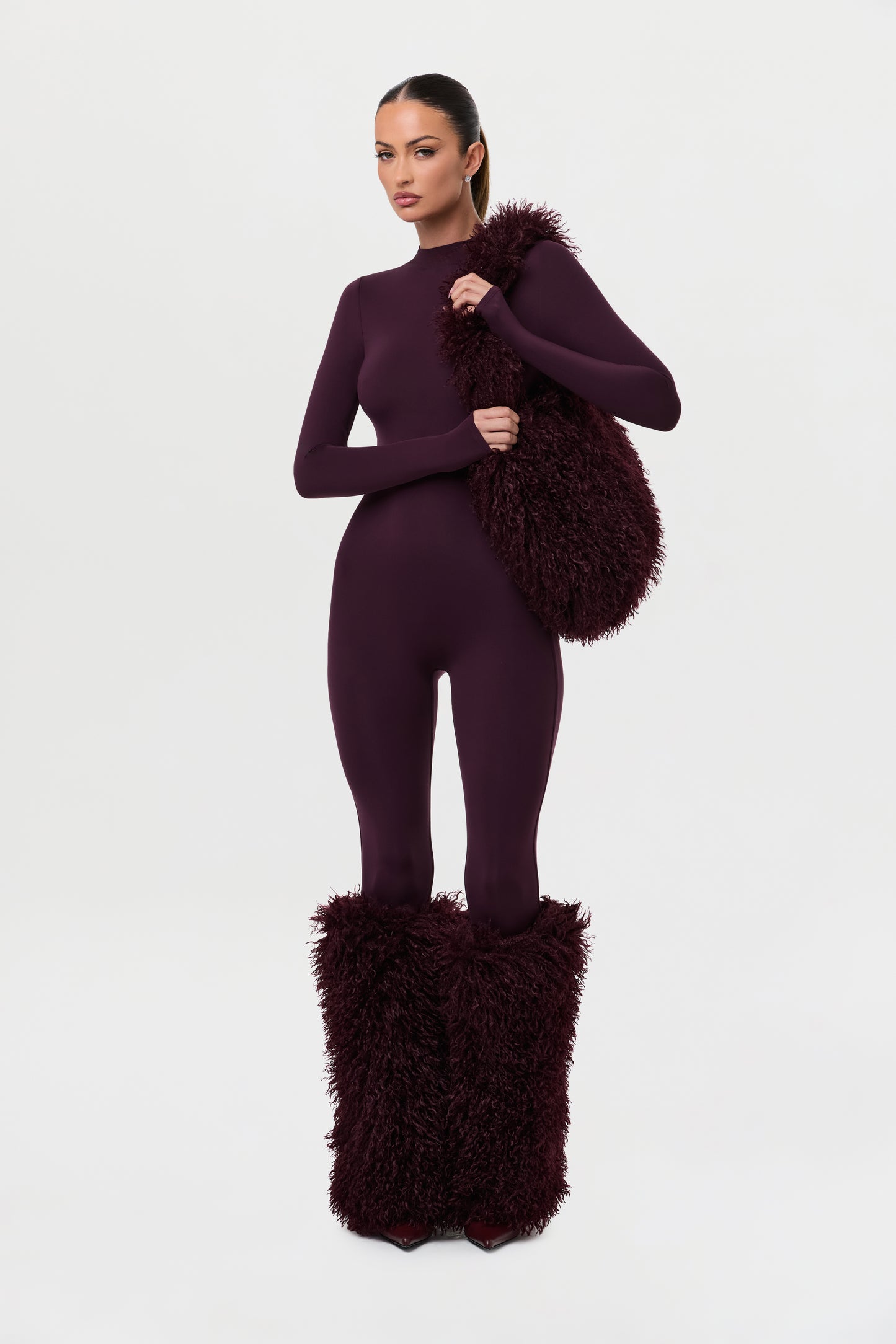 Faux Fur Plush Leg Warmers