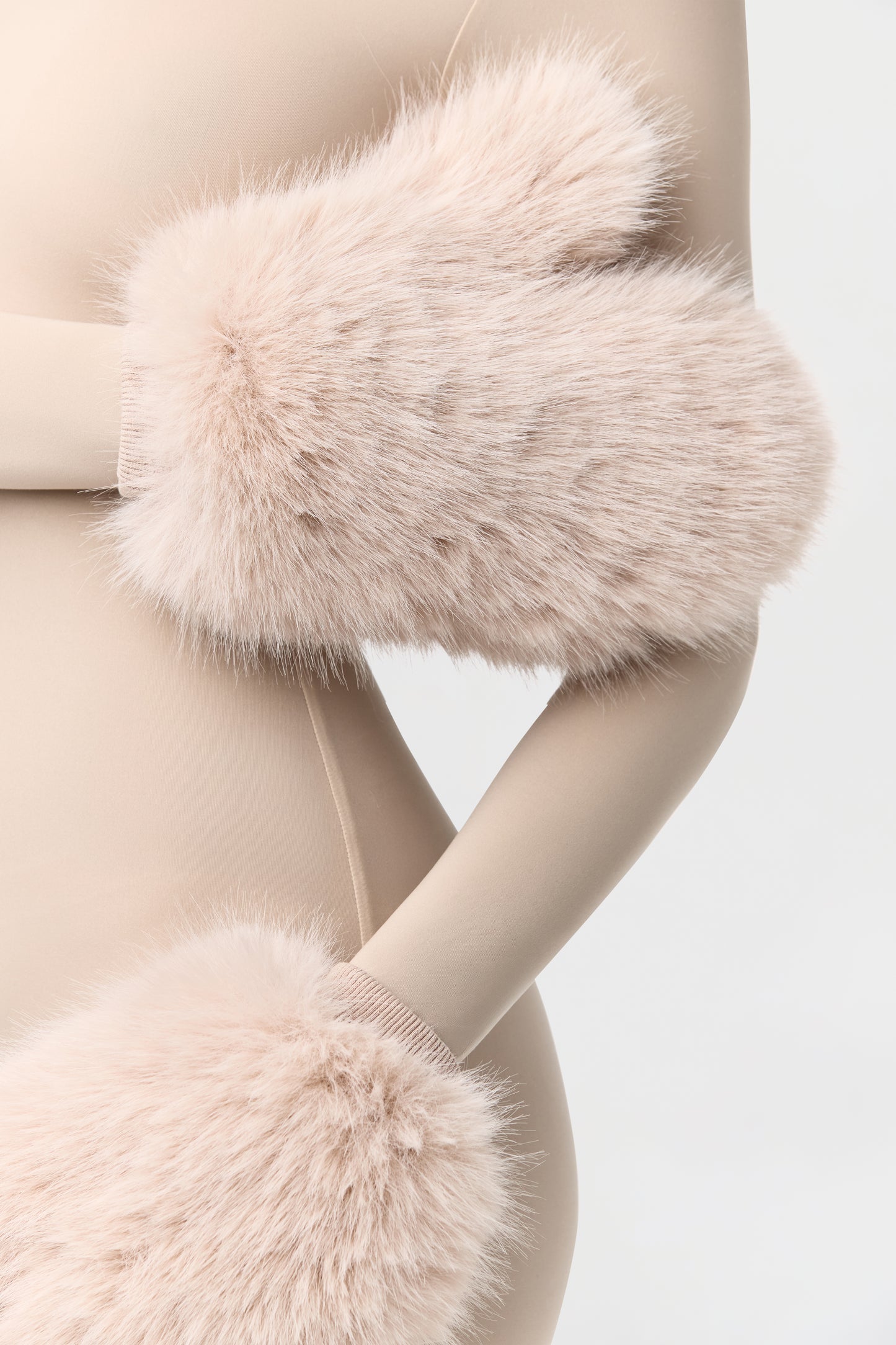 Faux Fur Mittens
