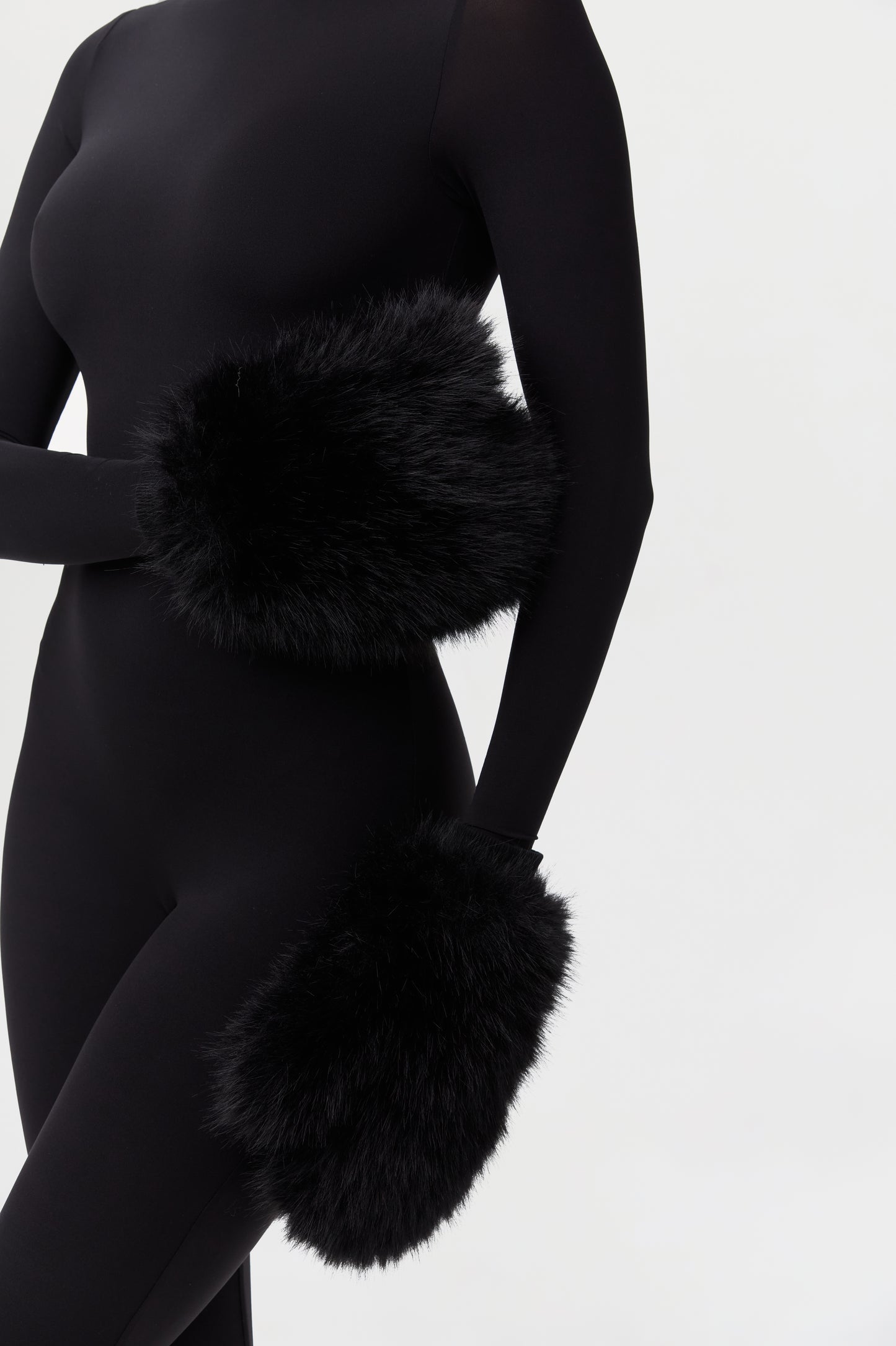 Faux Fur Mittens