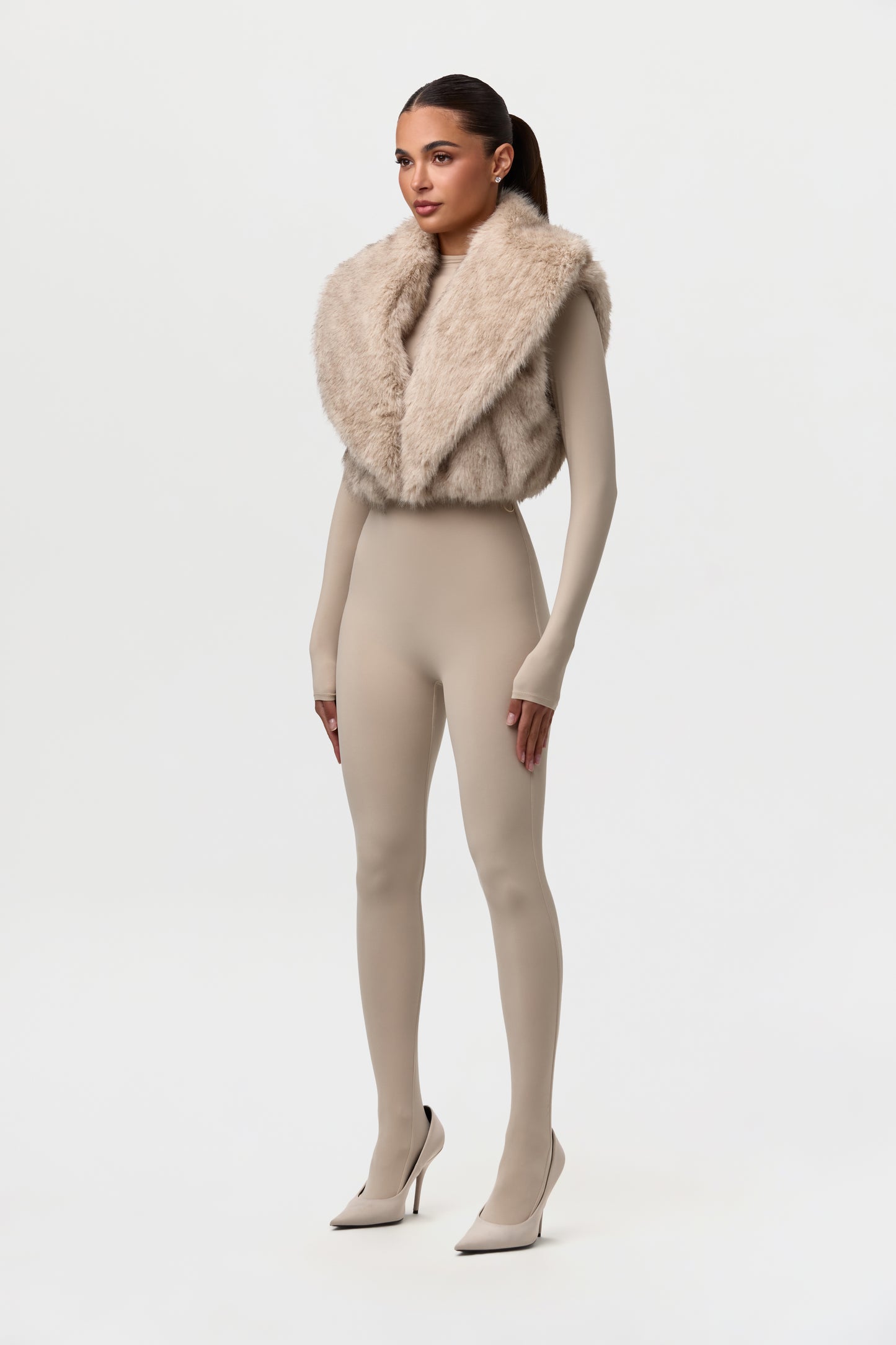Faux Fur Plush Vest