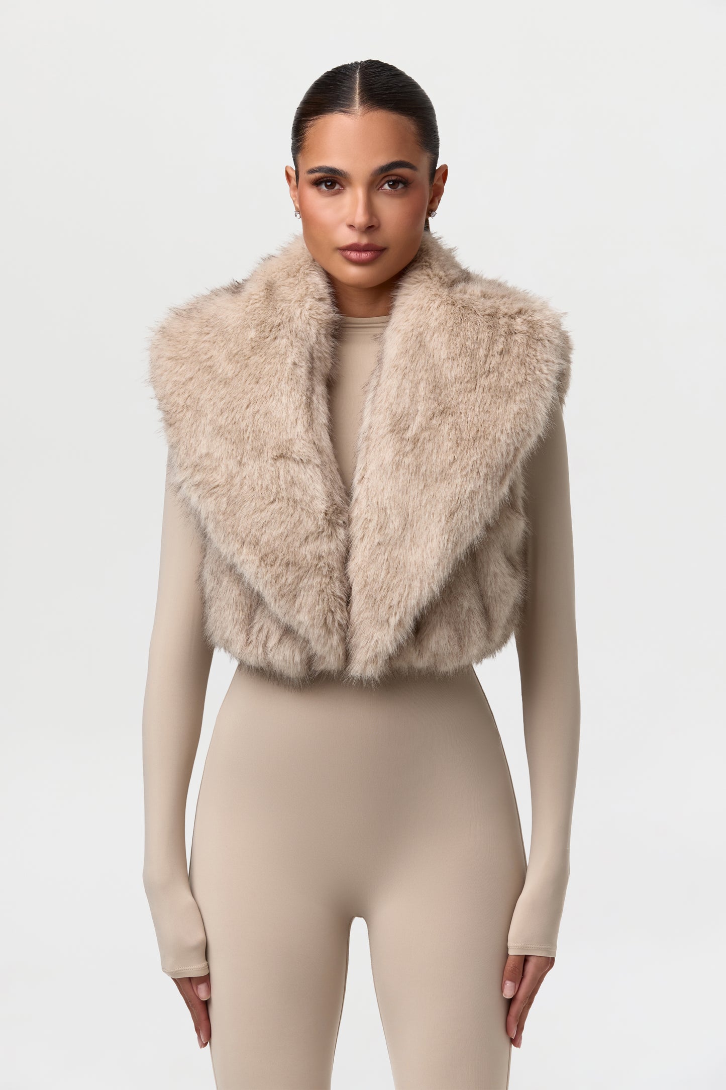 Faux Fur Plush Vest