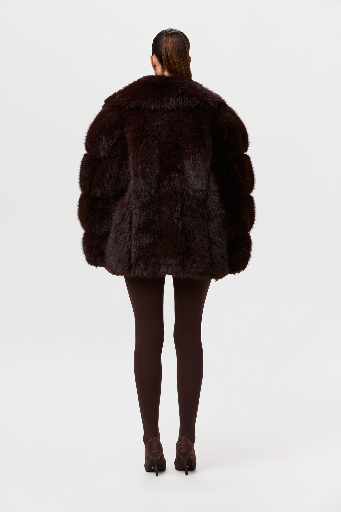 Faux Fur Pelted Coat