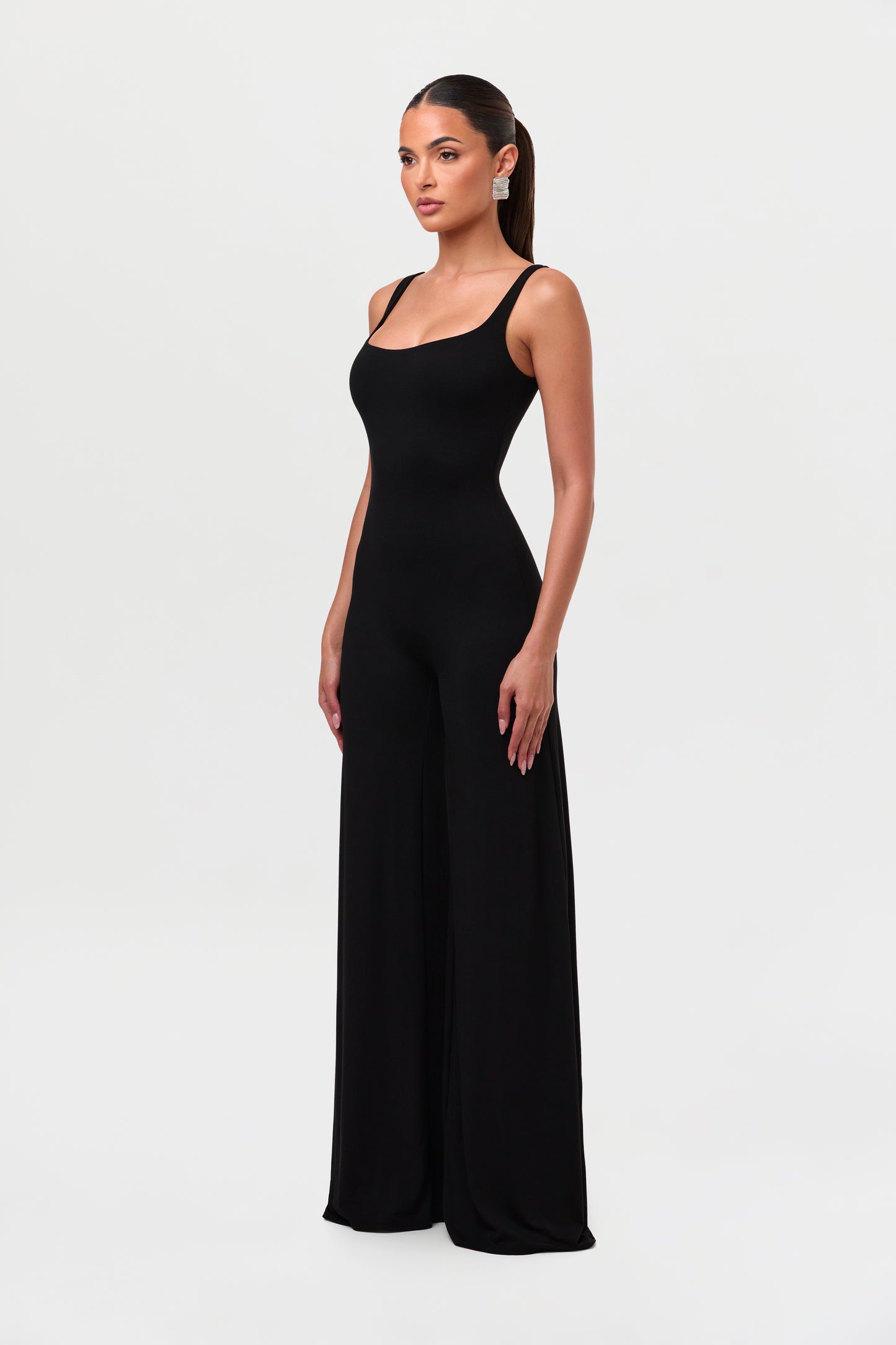 Smooth Tank Wide-Leg Jumpsuit
