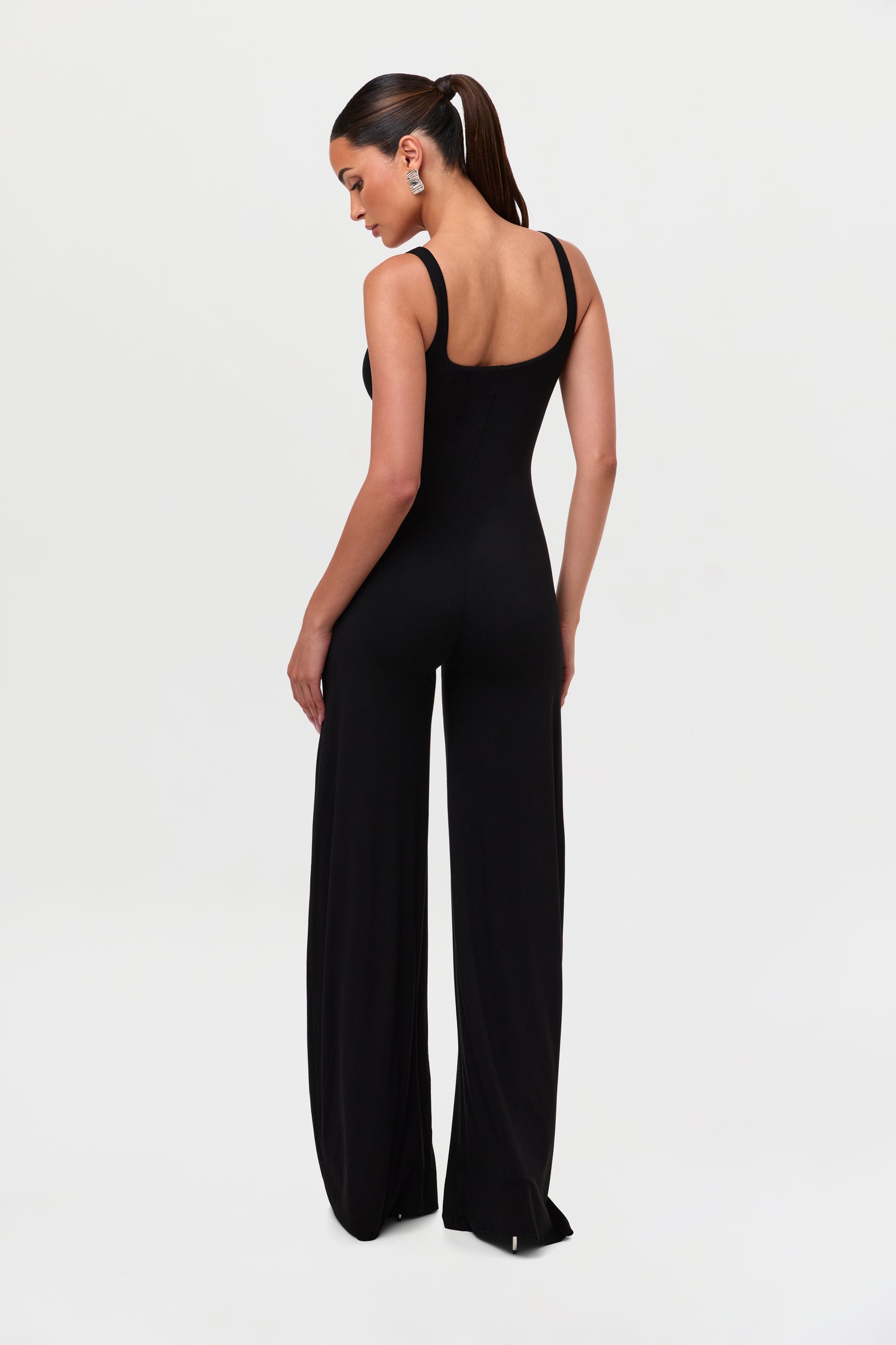 Smooth Tank Wide-Leg Jumpsuit