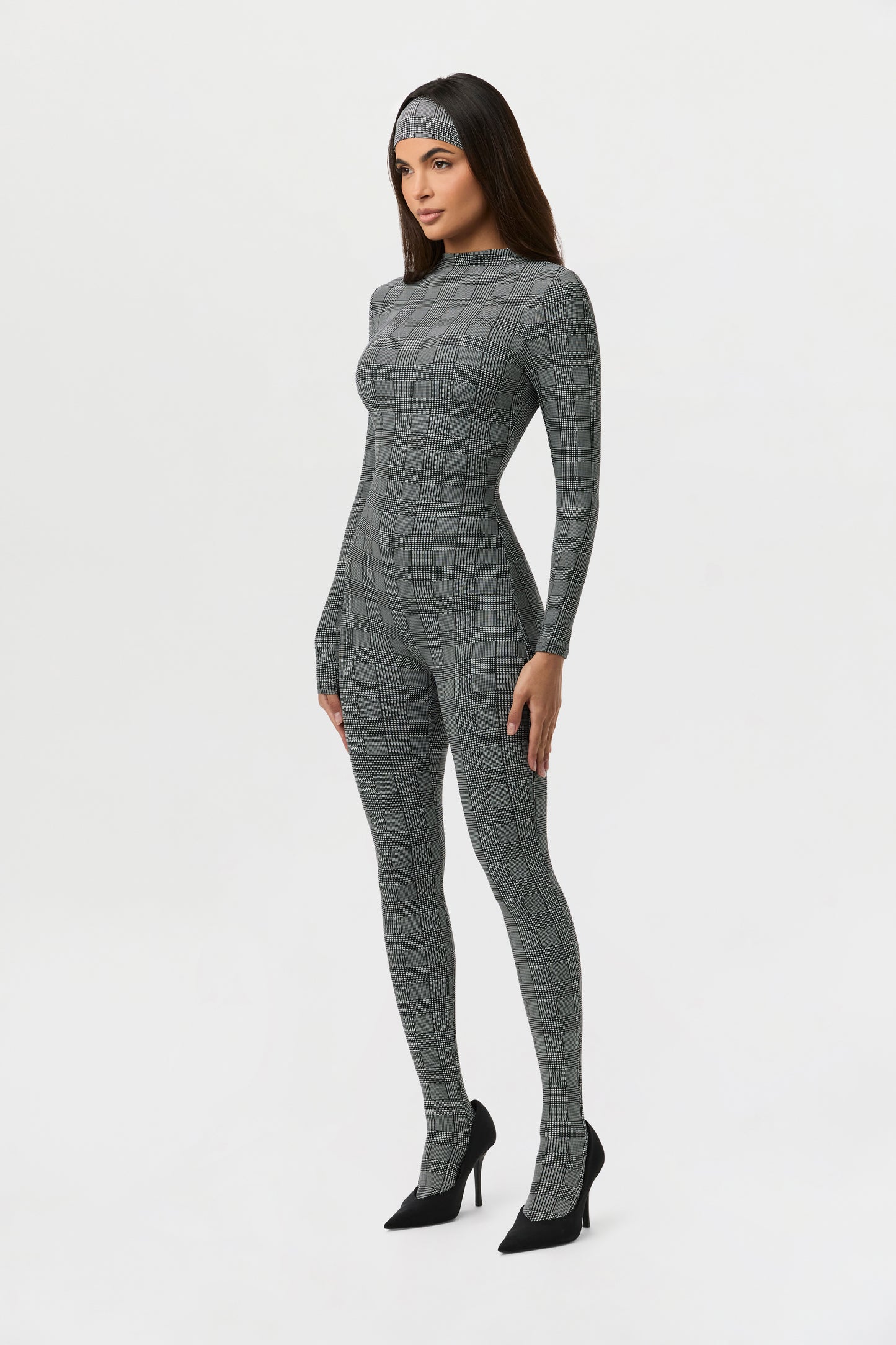 Naked Print Closed Toe Jumpsuit