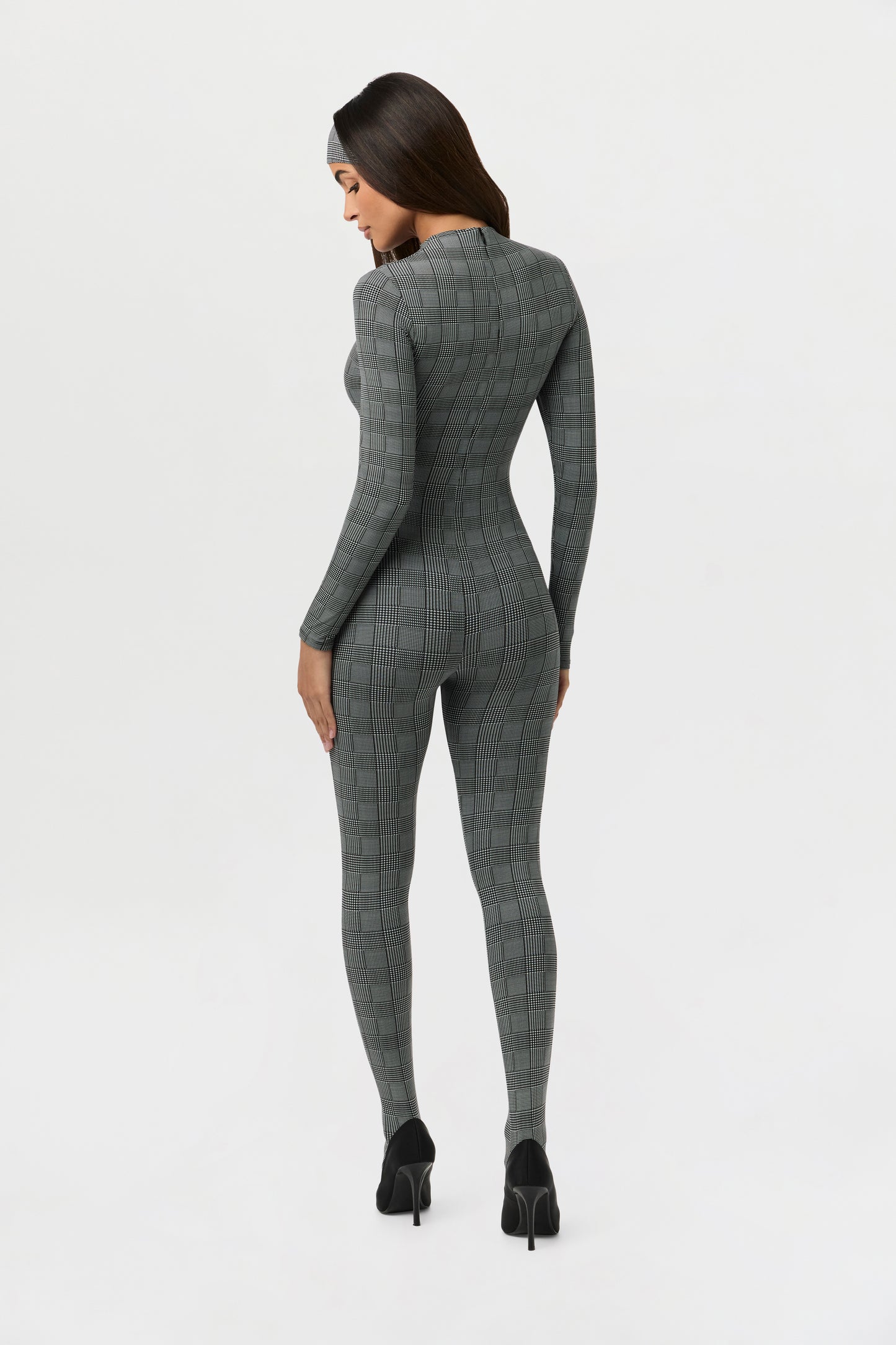 Naked Print Closed Toe Jumpsuit