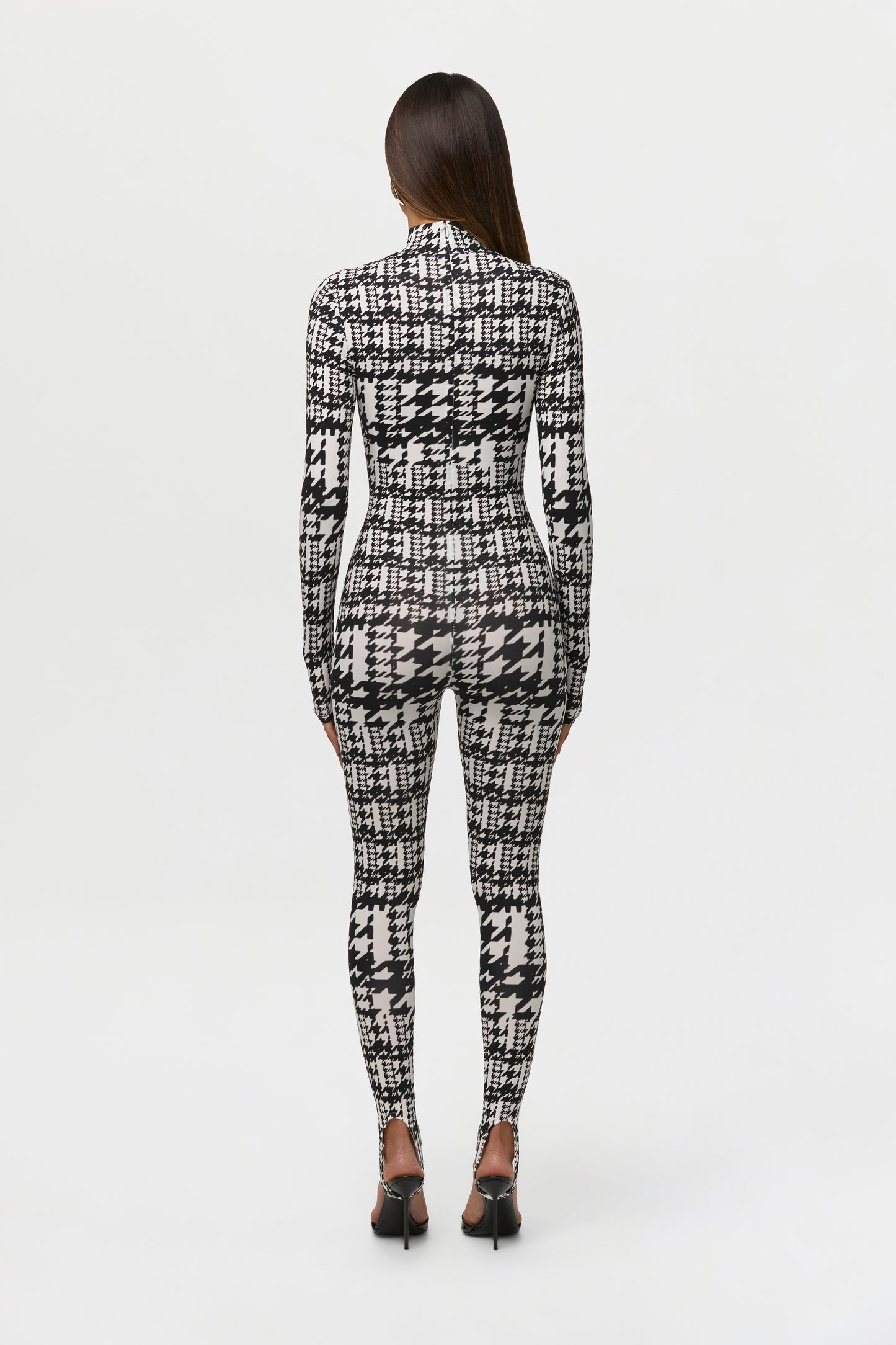 Naked Print Stirrup Jumpsuit Petite
