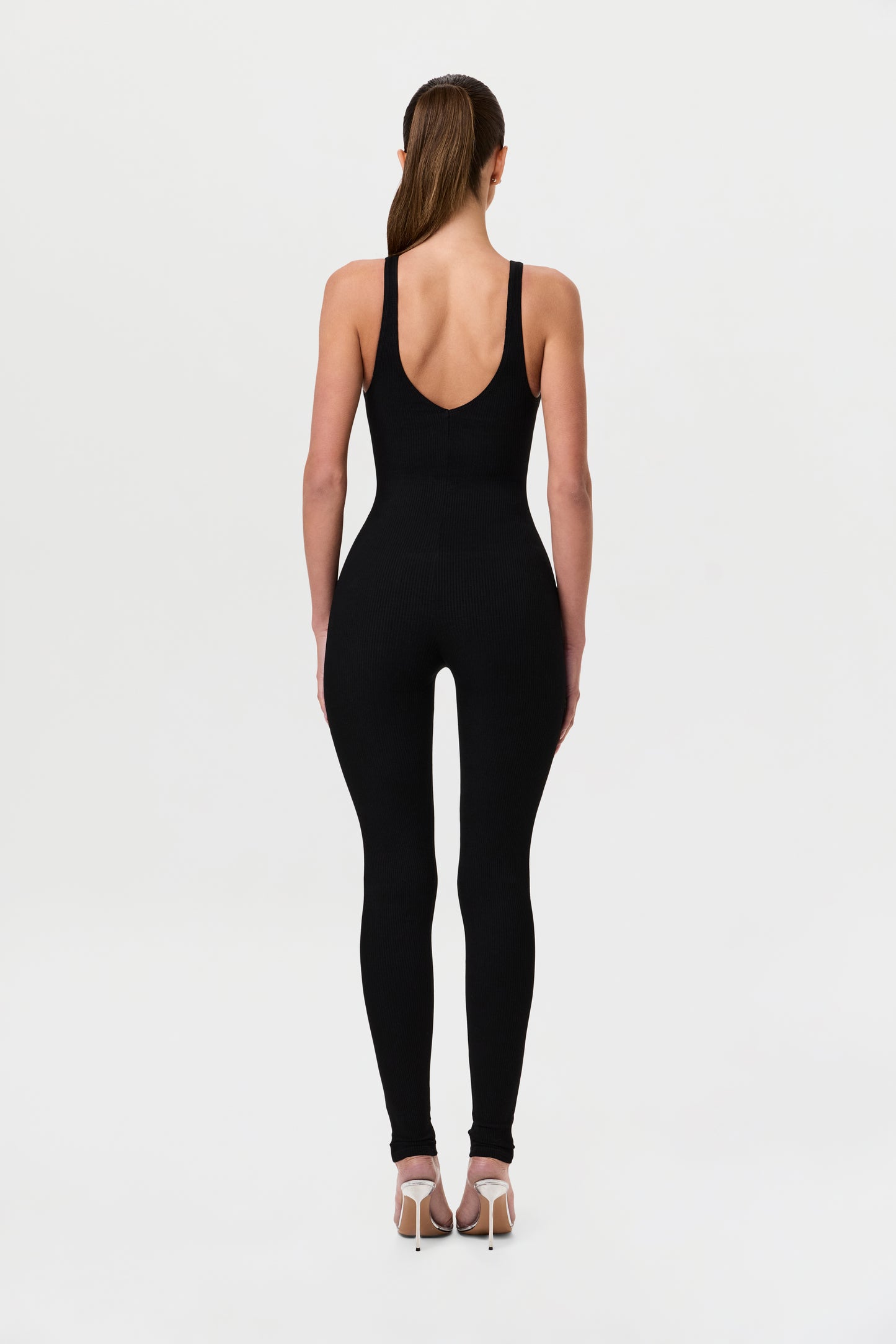 Snatched V-Neck Tank Jumpsuit