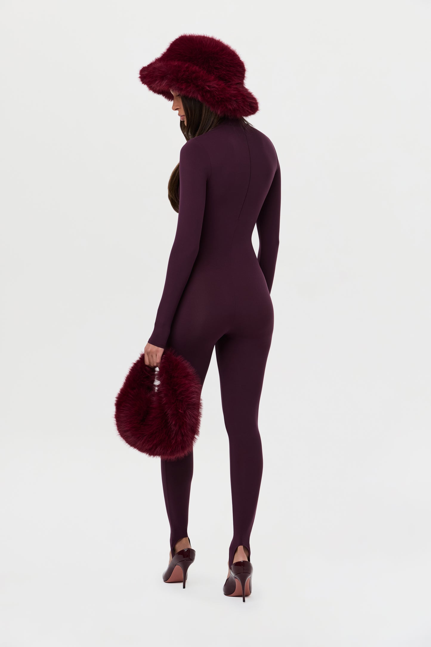 Naked Turtleneck Stirrup Jumpsuit