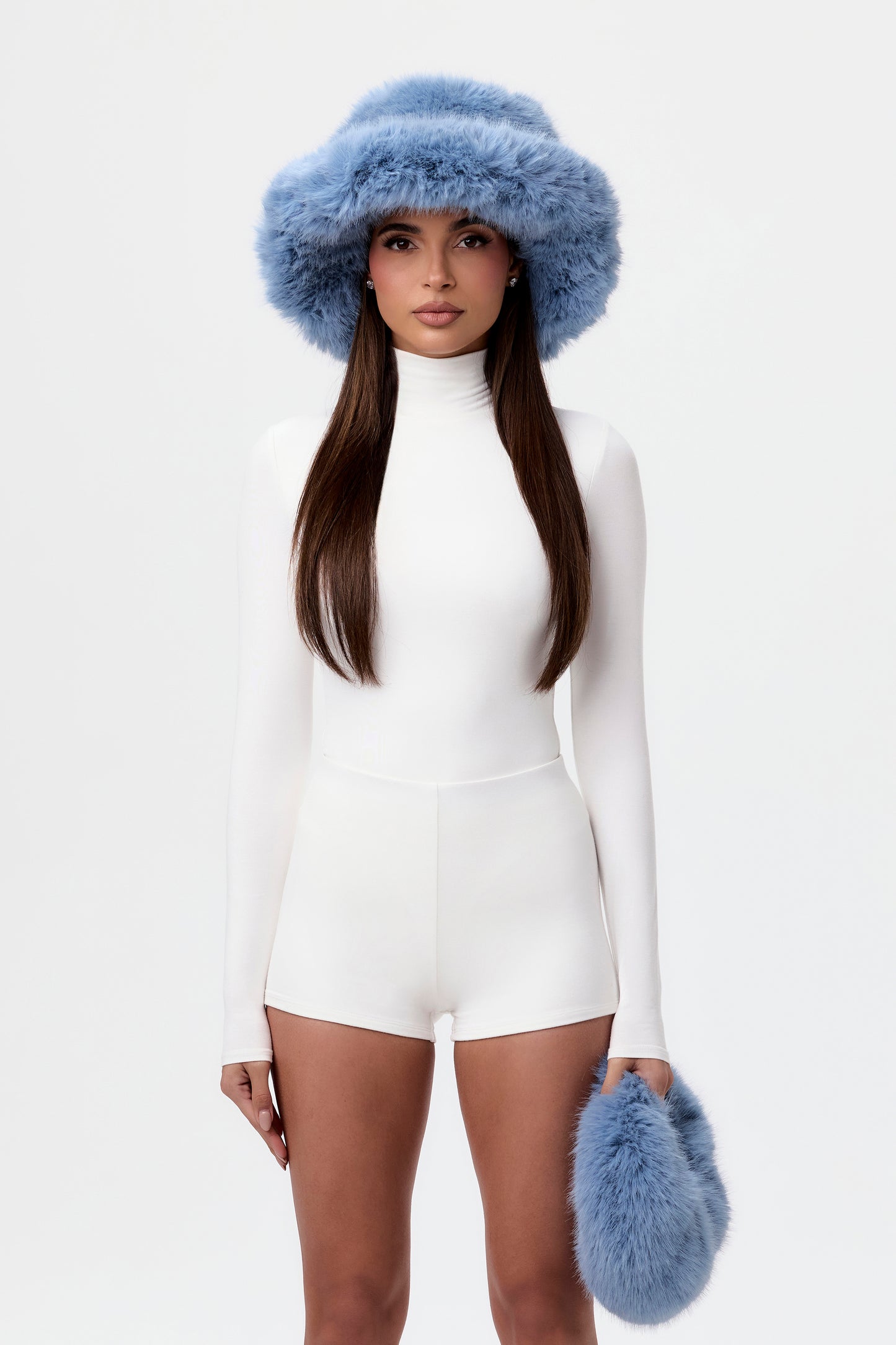 Faux Fur Oversized Bucket Hat
