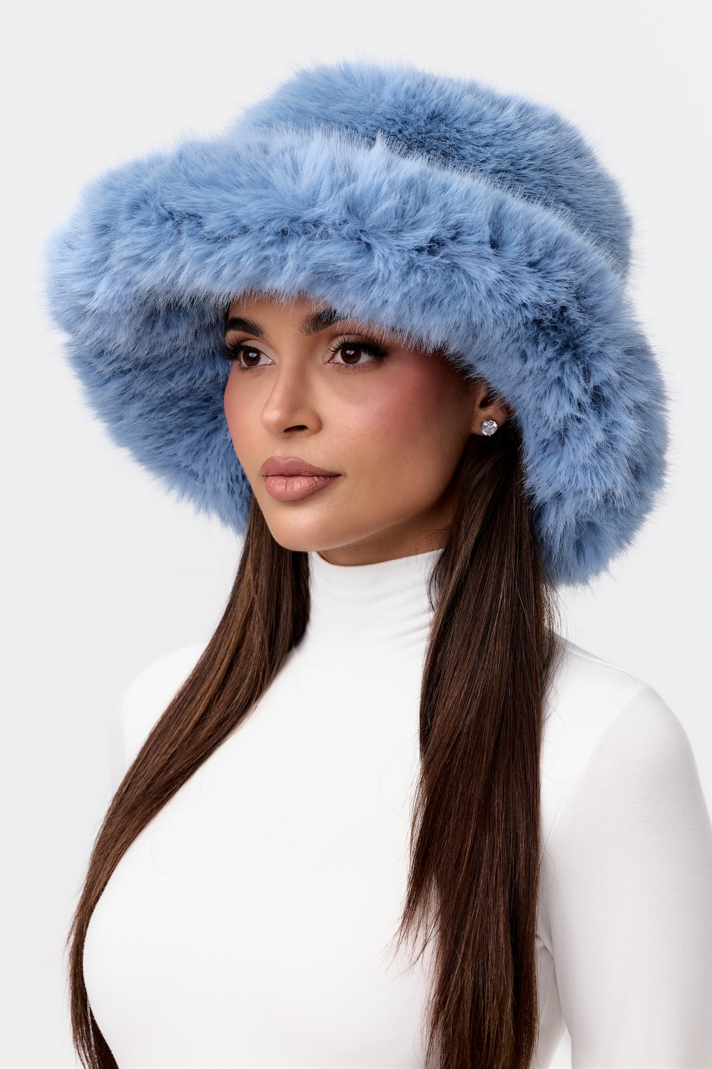 Faux Fur Oversized Bucket Hat