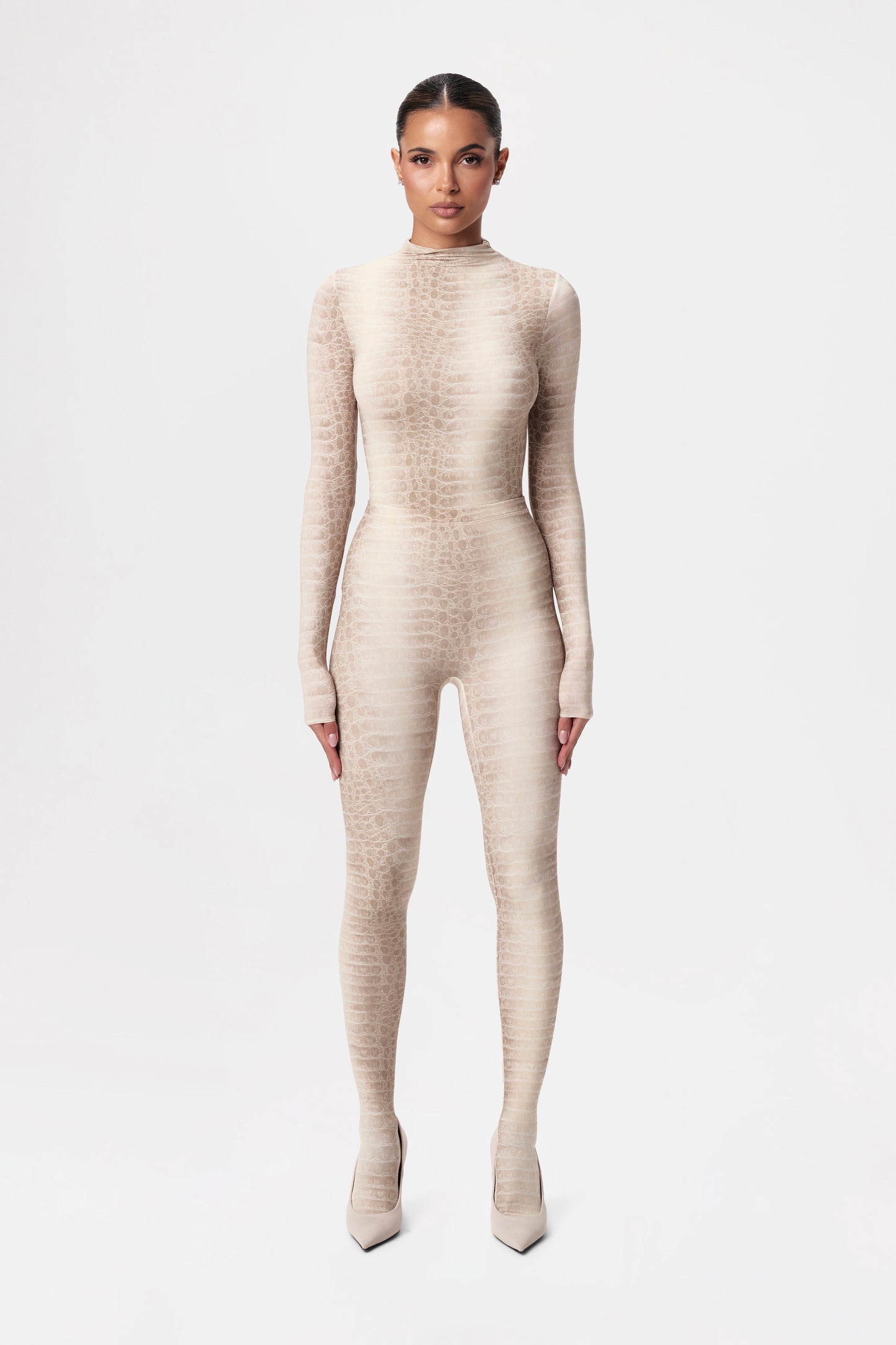 Naked Print Tights Petite