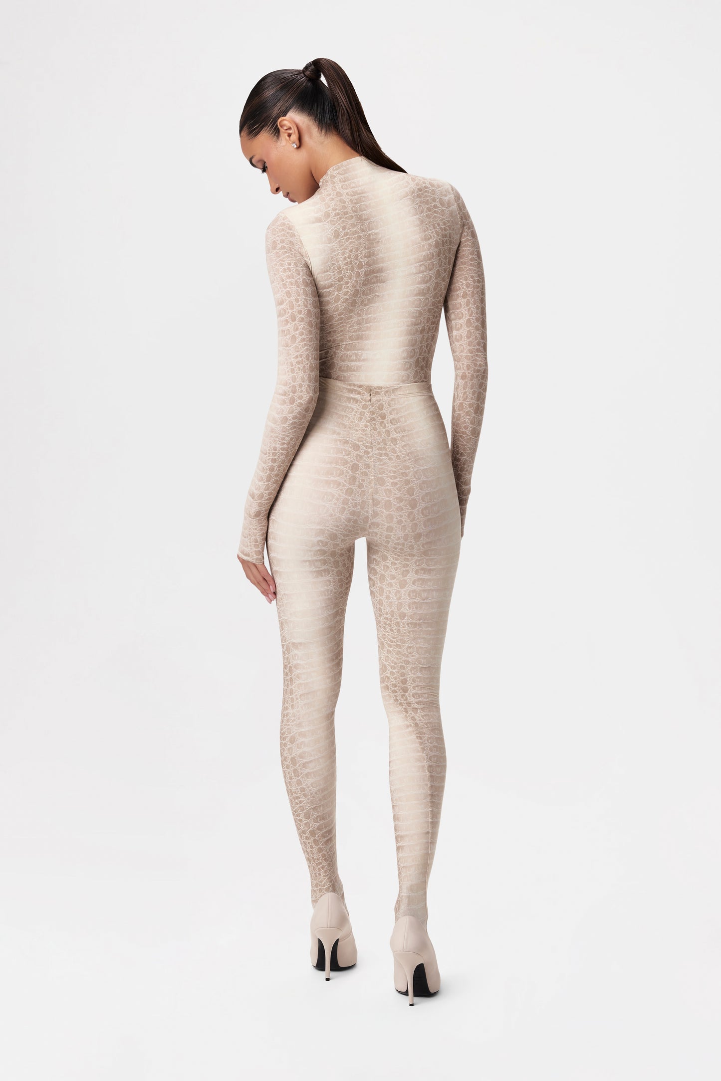 Naked Print Tights Petite