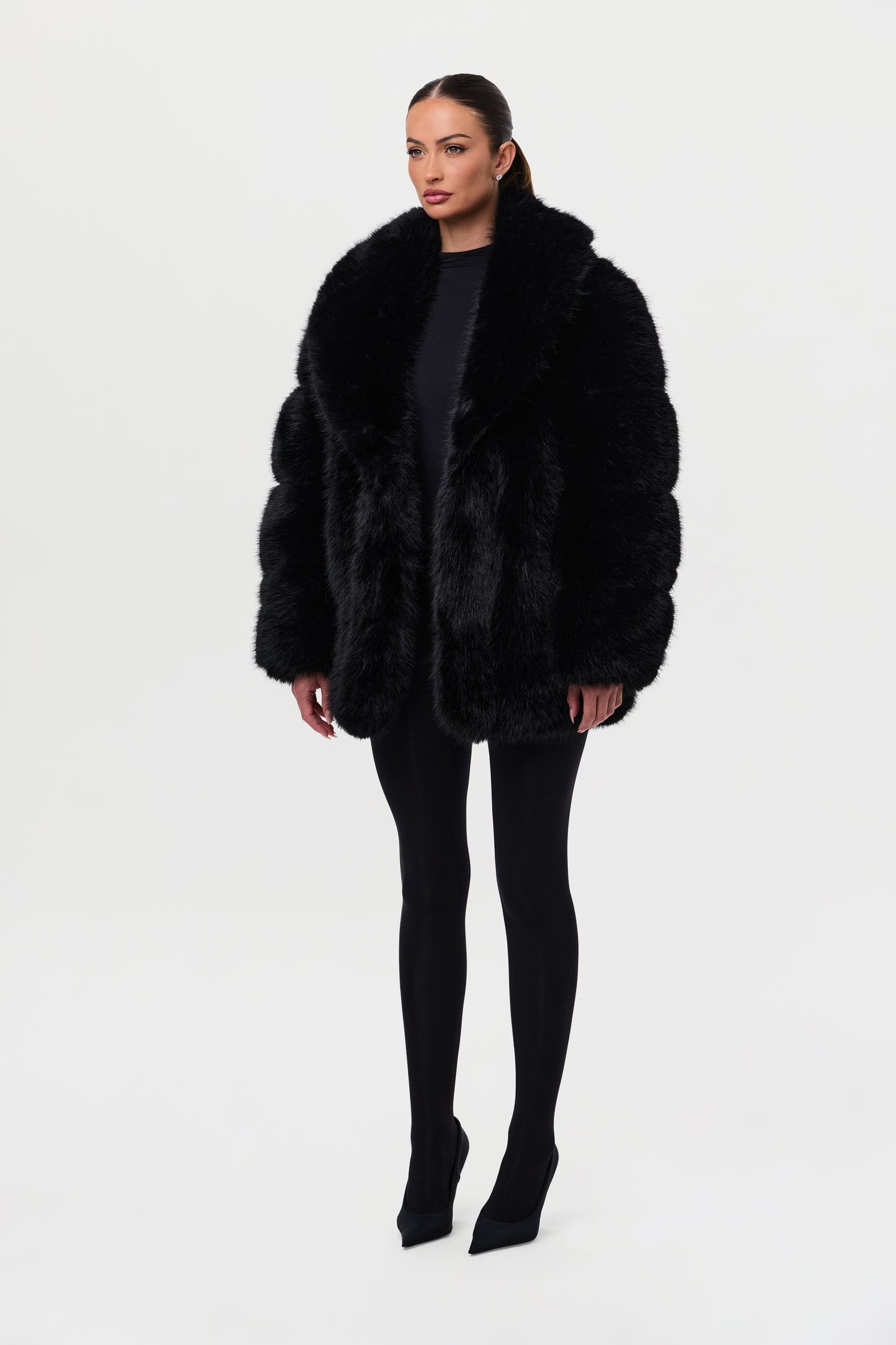 Faux Fur Pelted Jacket