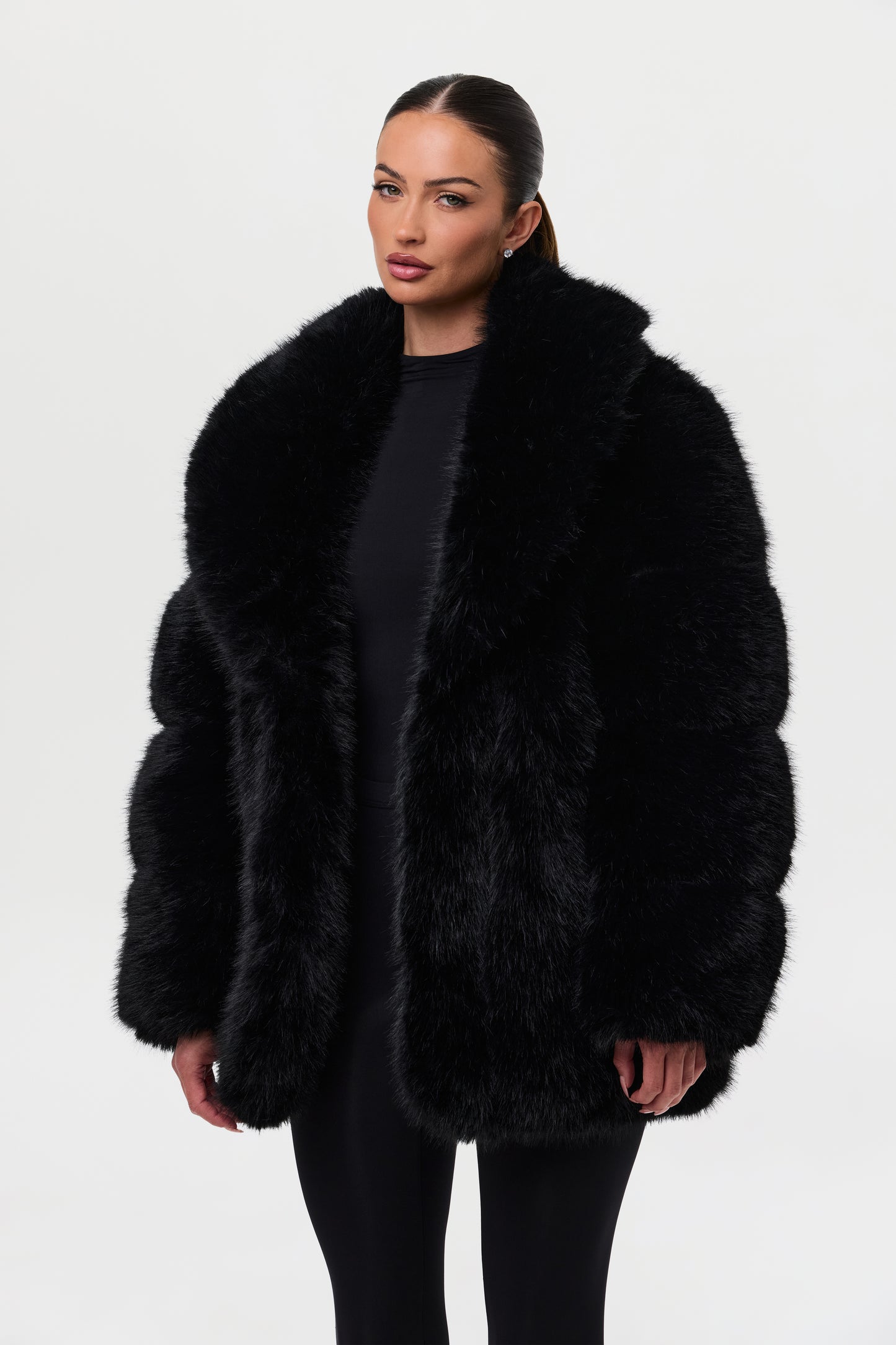 Faux Fur Pelted Jacket