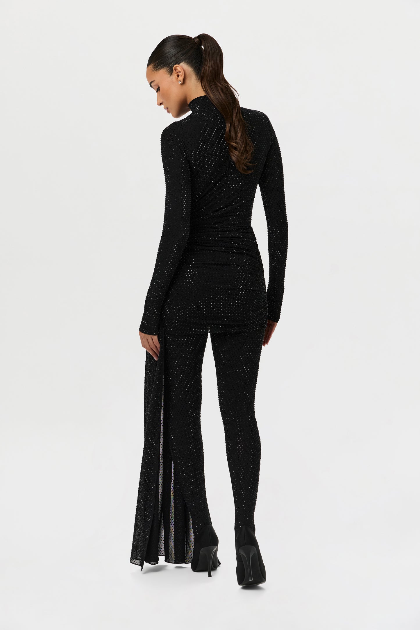 Crystal Closed Toe Leggings