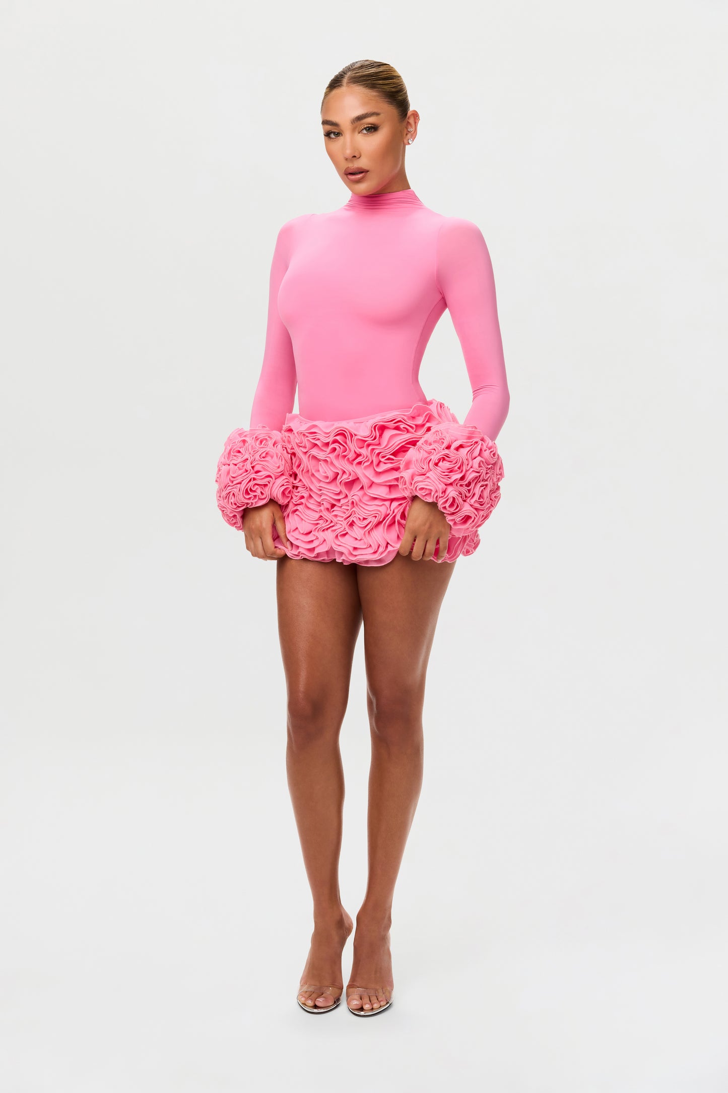 Naked Mock Neck Top